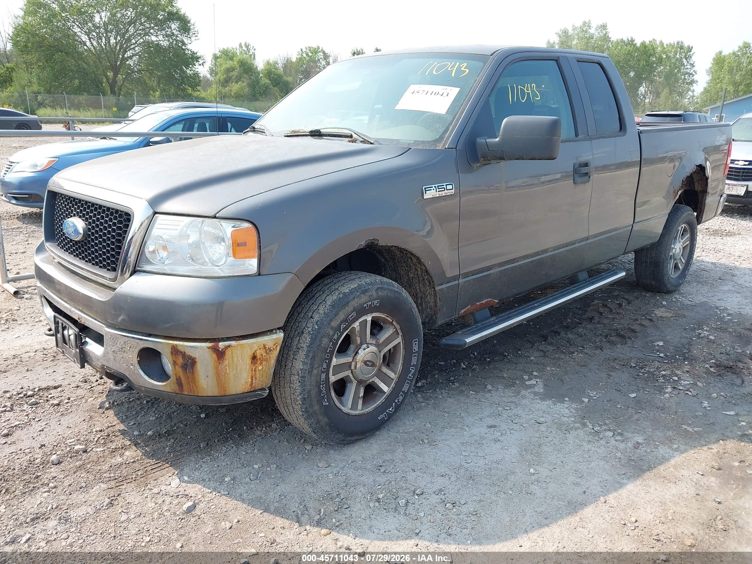 2008 Ford F-150 60th Anniversary/fx4/lariat/xl/xlt Серый vin: 1FTPX14V58FB70367