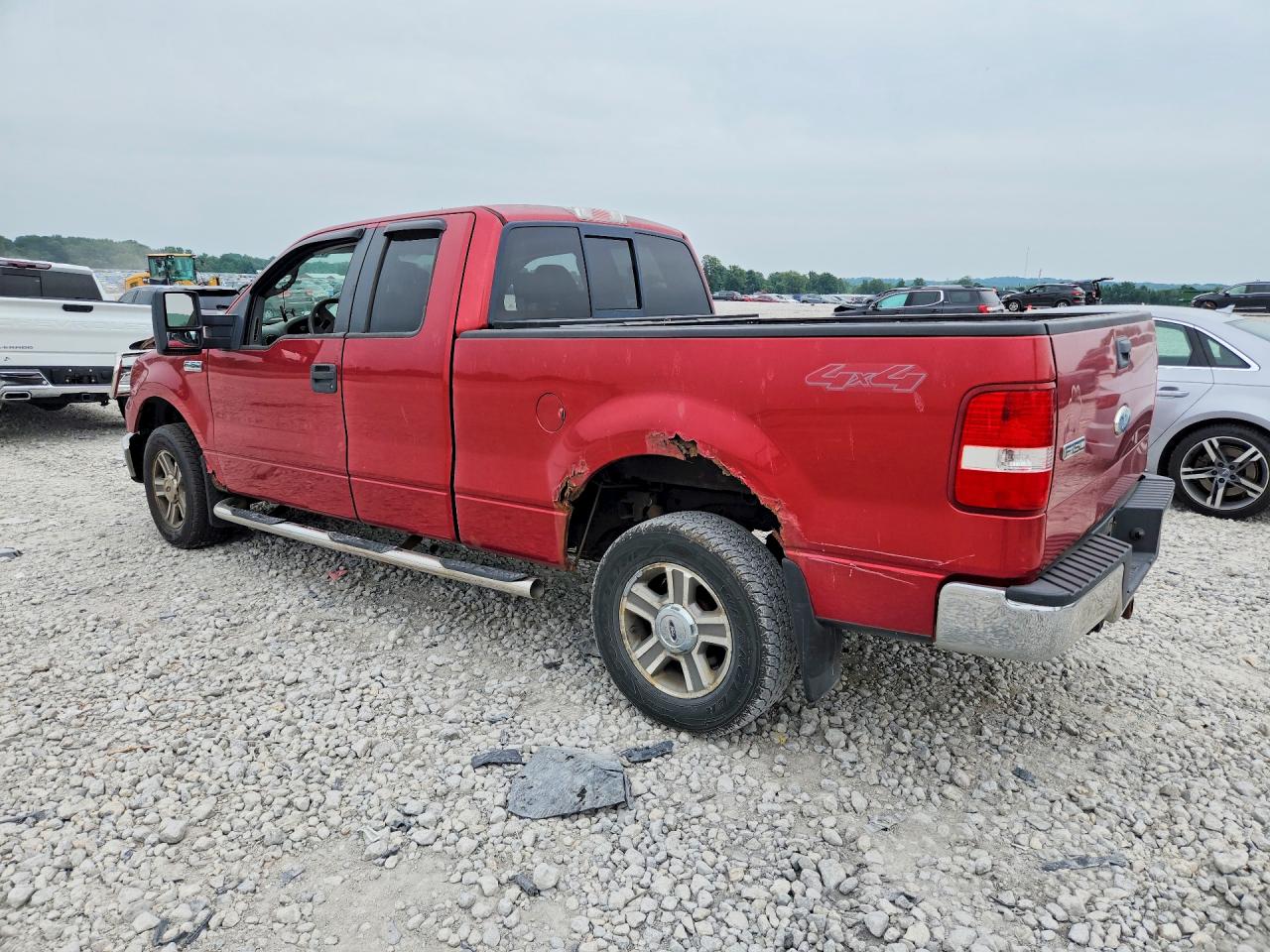 2008 Ford F150 Red vin: 1FTPX14V58FC02251