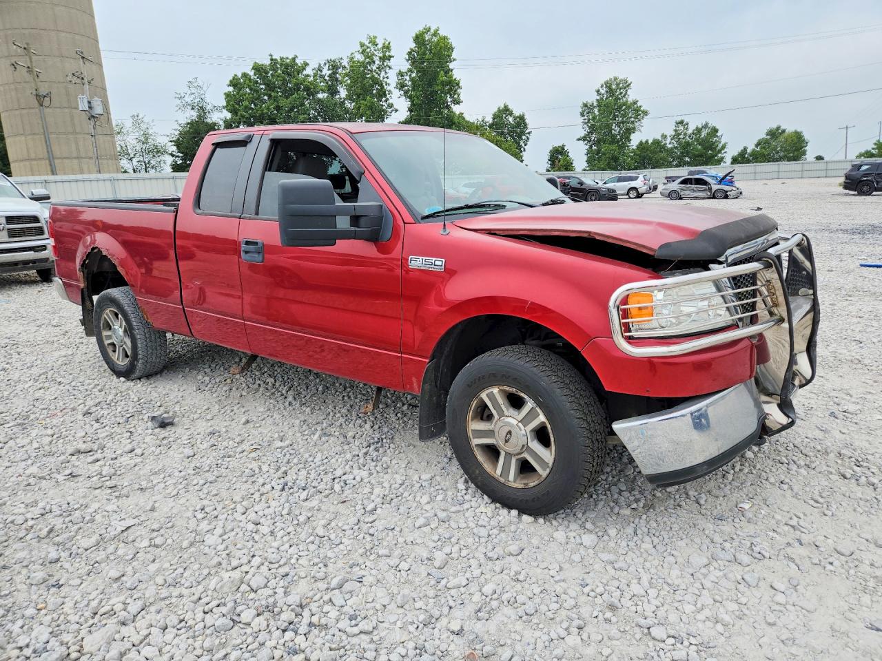 2008 Ford F150 Red vin: 1FTPX14V58FC02251