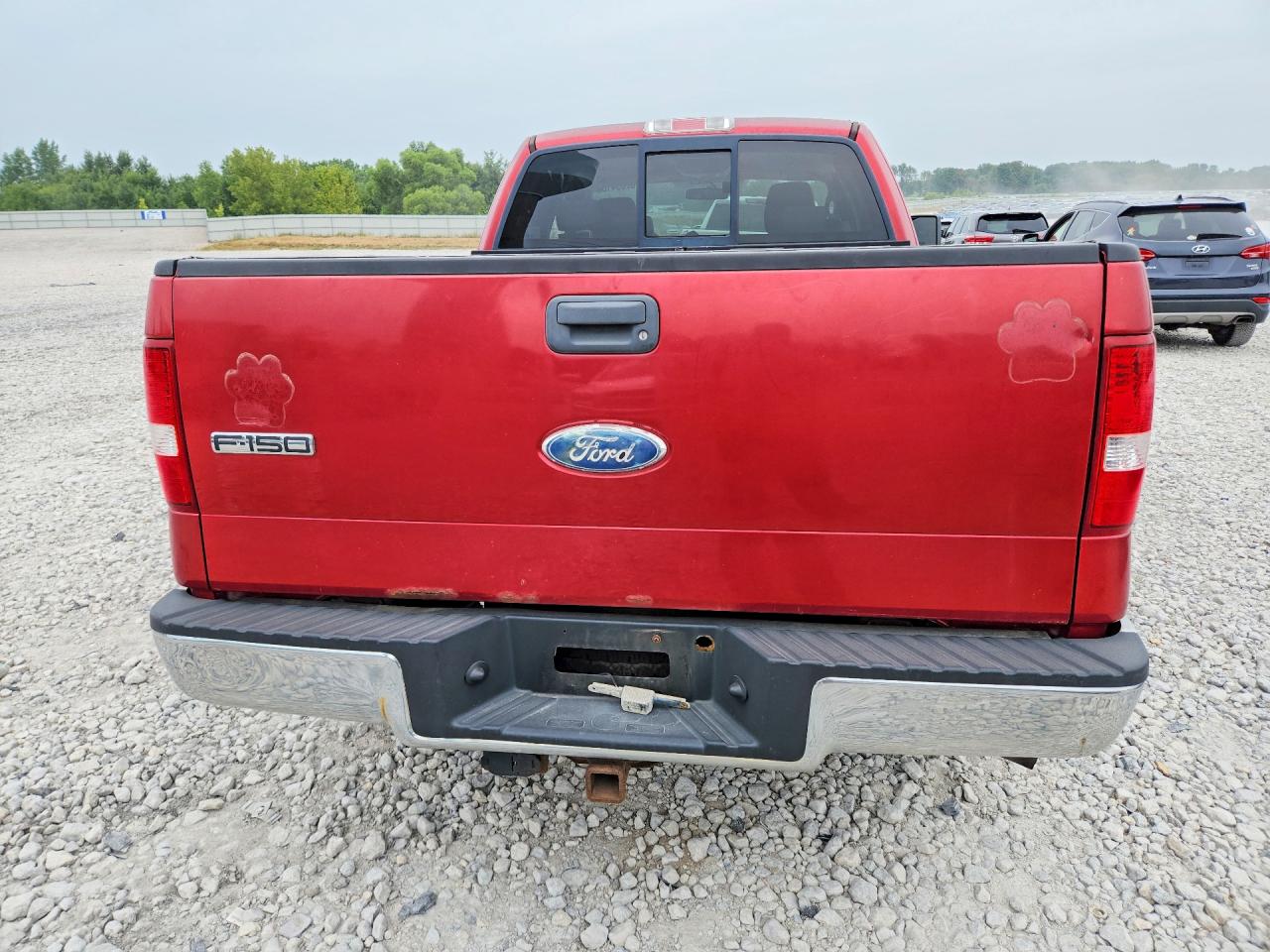 2008 Ford F150 Red vin: 1FTPX14V58FC02251