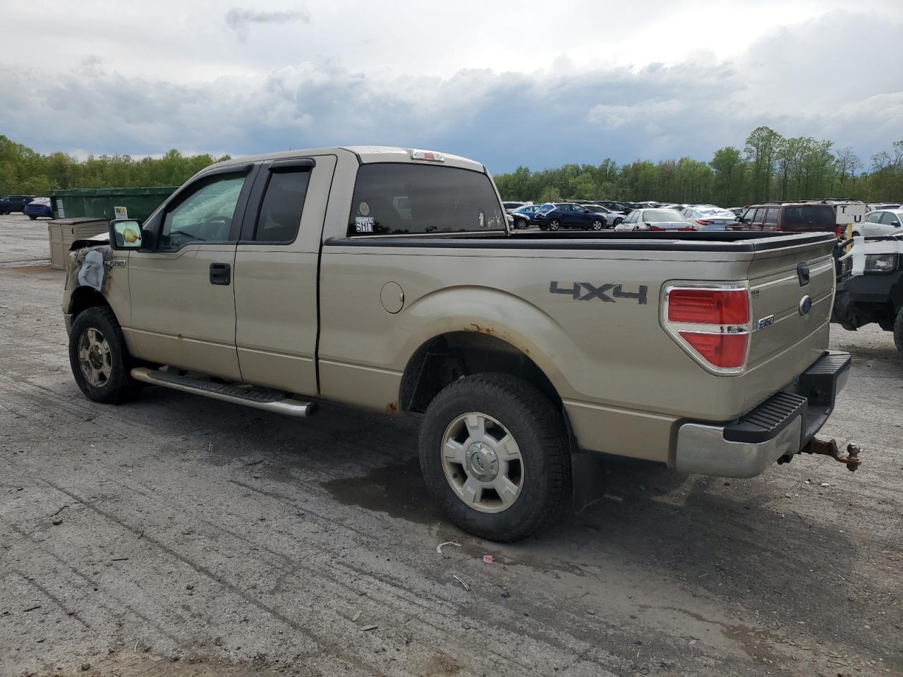 2009 Ford F150 Super Cab Beige vin: 1FTPX14V59FA81321