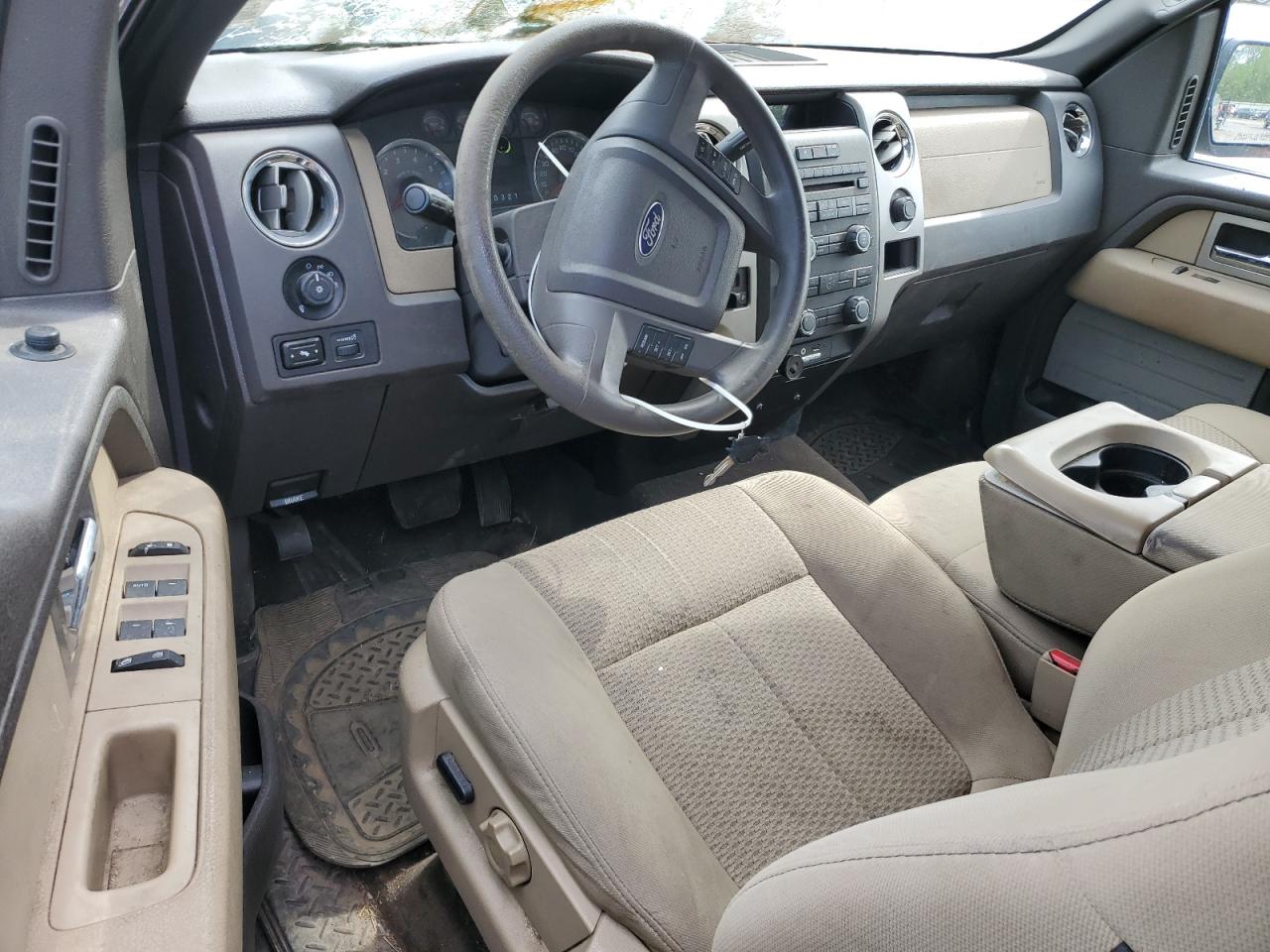 2009 Ford F150 Super Cab Beige vin: 1FTPX14V59FA81321