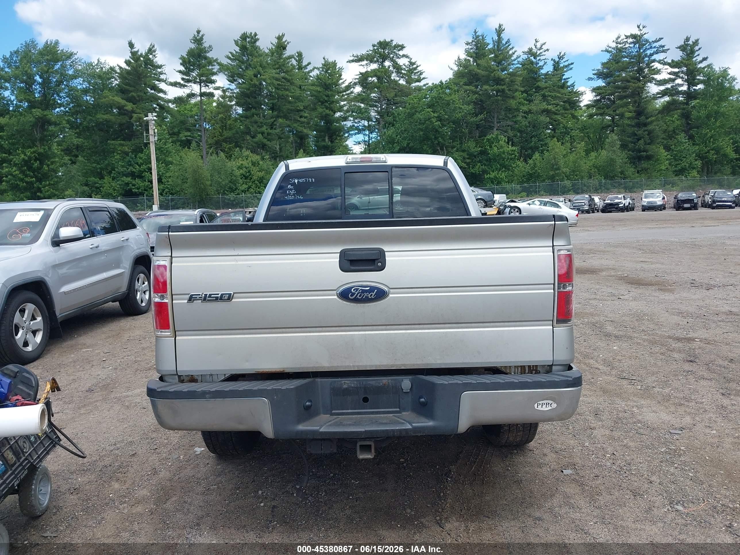 2009 Ford F-150 Fx4/lariat/xl/xlt Gray vin: 1FTPX14V59FB14981