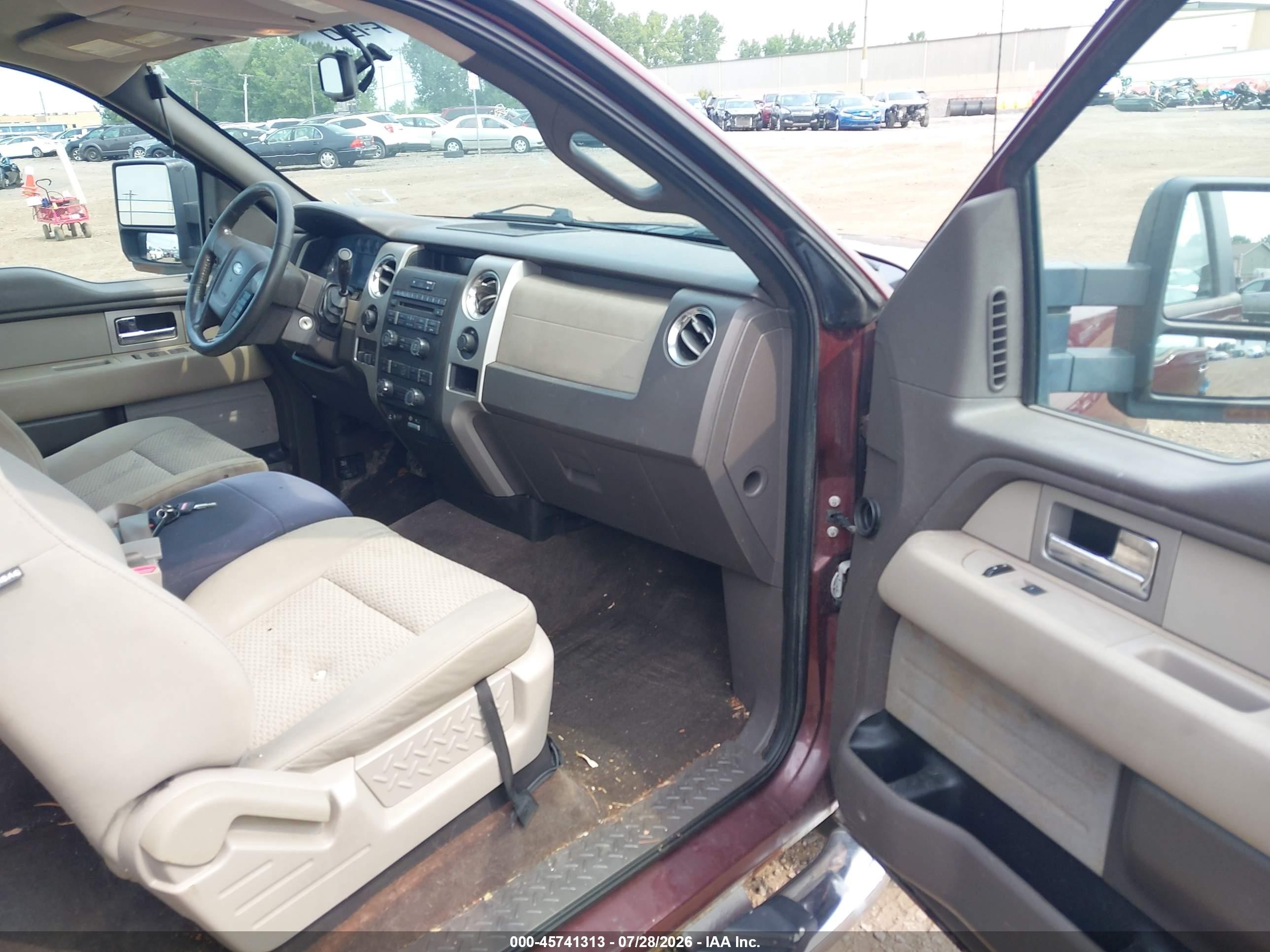2009 Ford F-150 Fx4/lariat/xl/xlt Purple vin: 1FTPX14V59FB33420