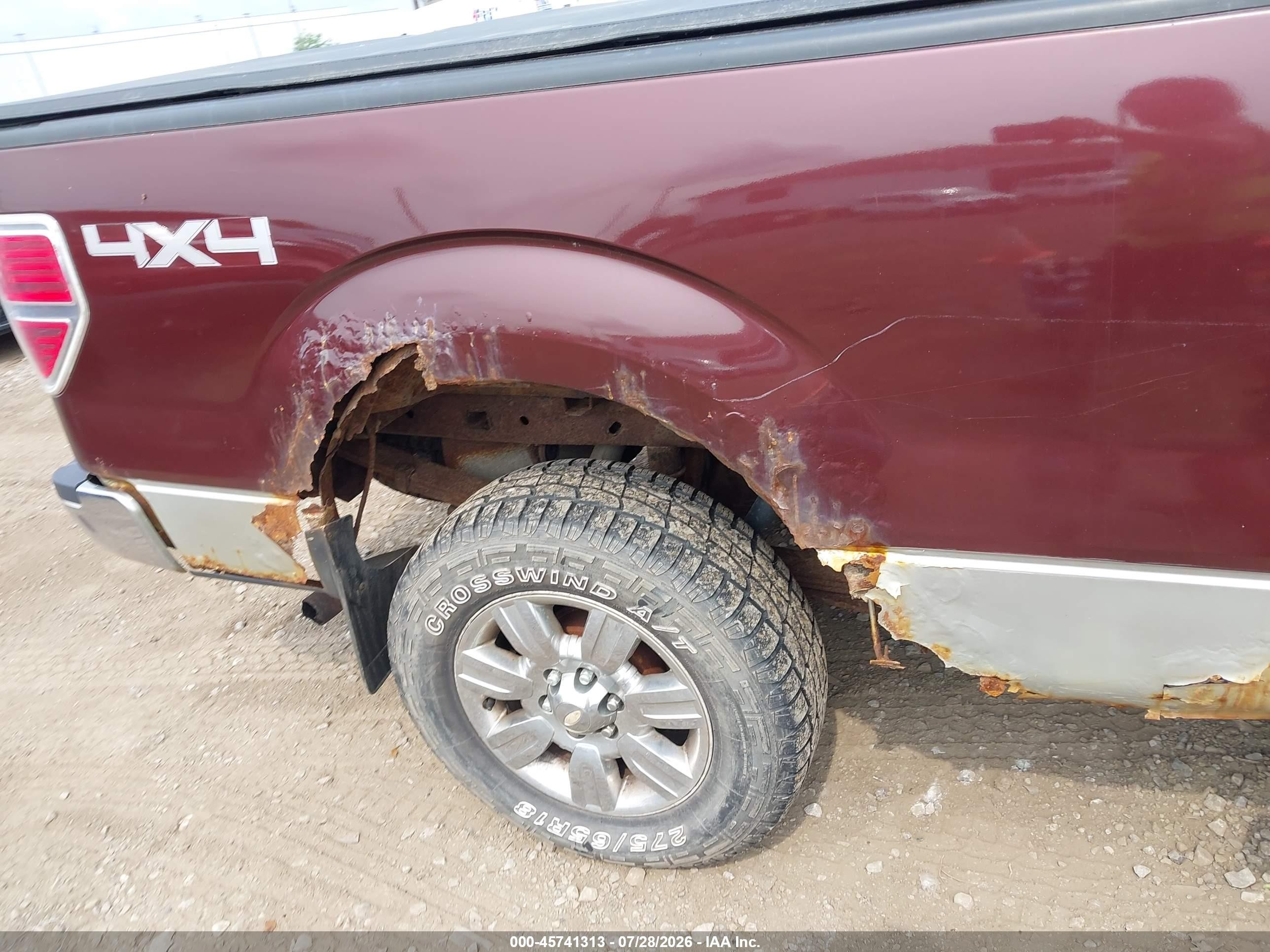 2009 Ford F-150 Fx4/lariat/xl/xlt Purple vin: 1FTPX14V59FB33420