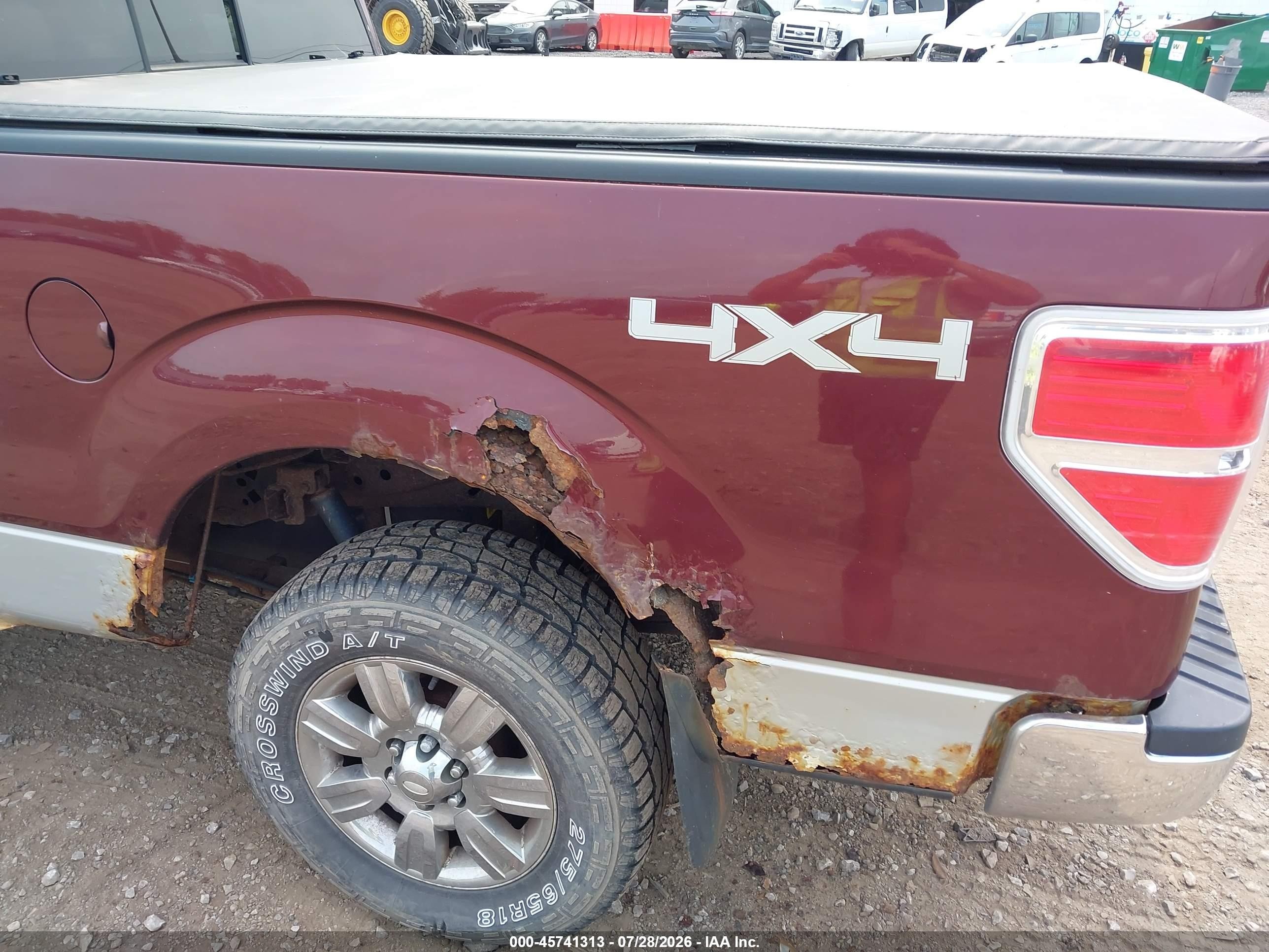 2009 Ford F-150 Fx4/lariat/xl/xlt Purple vin: 1FTPX14V59FB33420