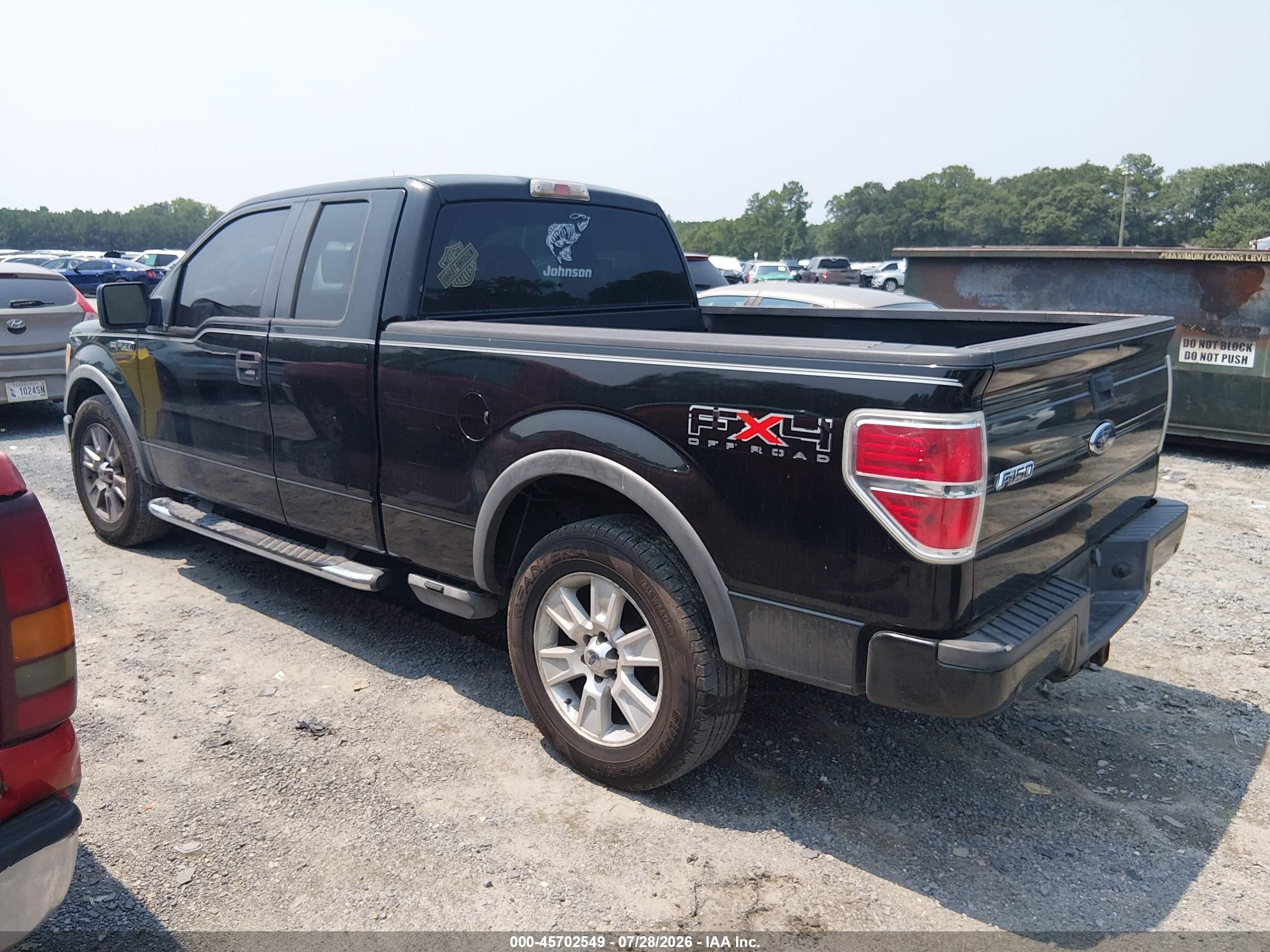 2009 Ford F-150 Fx4/lariat/xl/xlt Black vin: 1FTPX14V59KC93224
