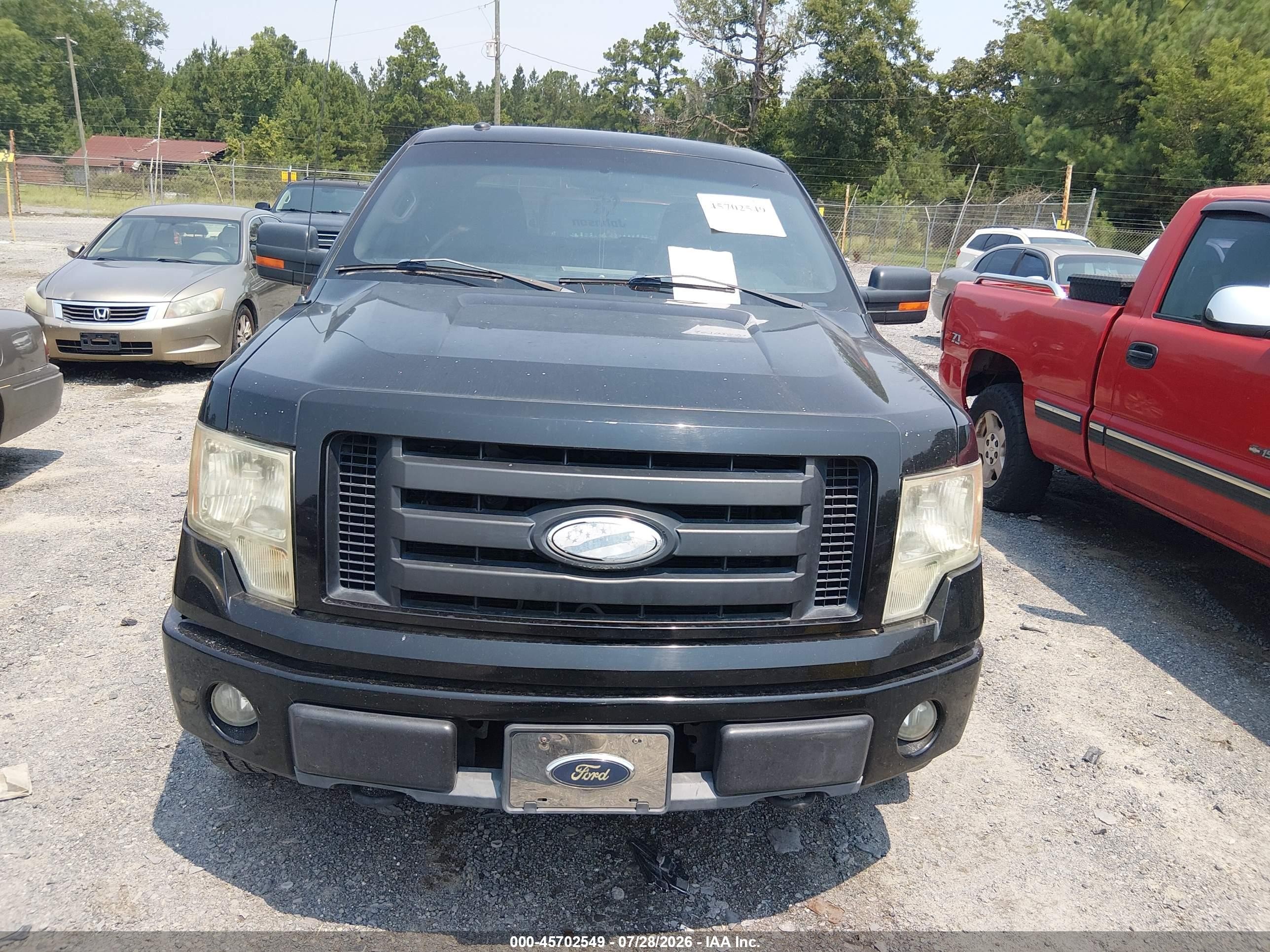 2009 Ford F-150 Fx4/lariat/xl/xlt Black vin: 1FTPX14V59KC93224