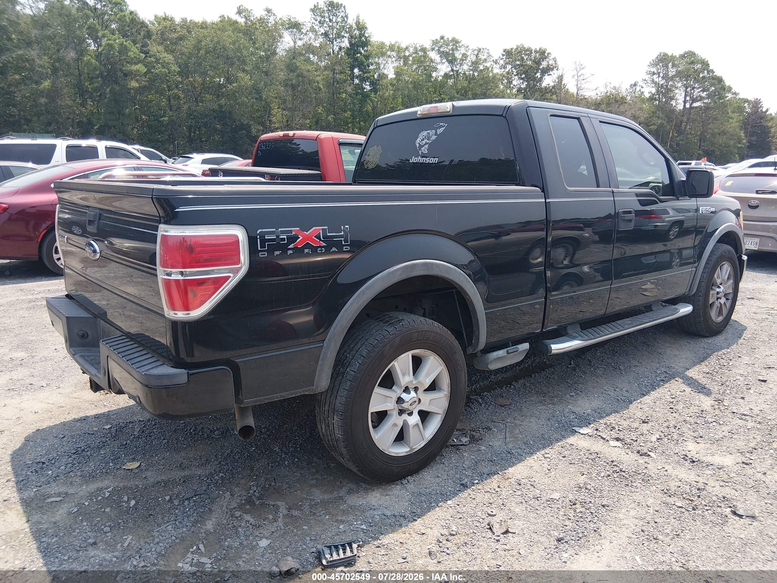2009 Ford F-150 Fx4/lariat/xl/xlt Black vin: 1FTPX14V59KC93224