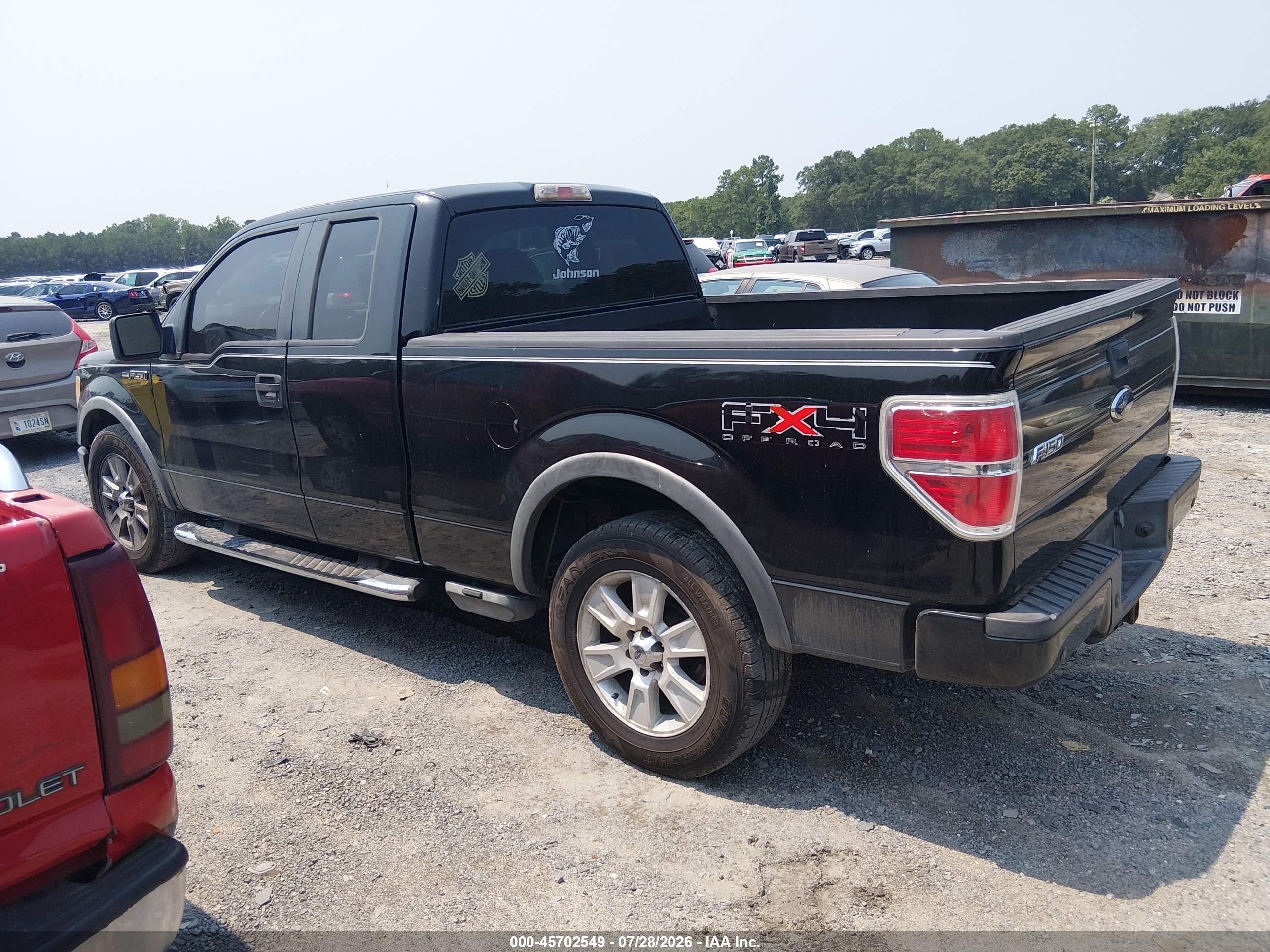 2009 Ford F-150 Fx4/lariat/xl/xlt Black vin: 1FTPX14V59KC93224