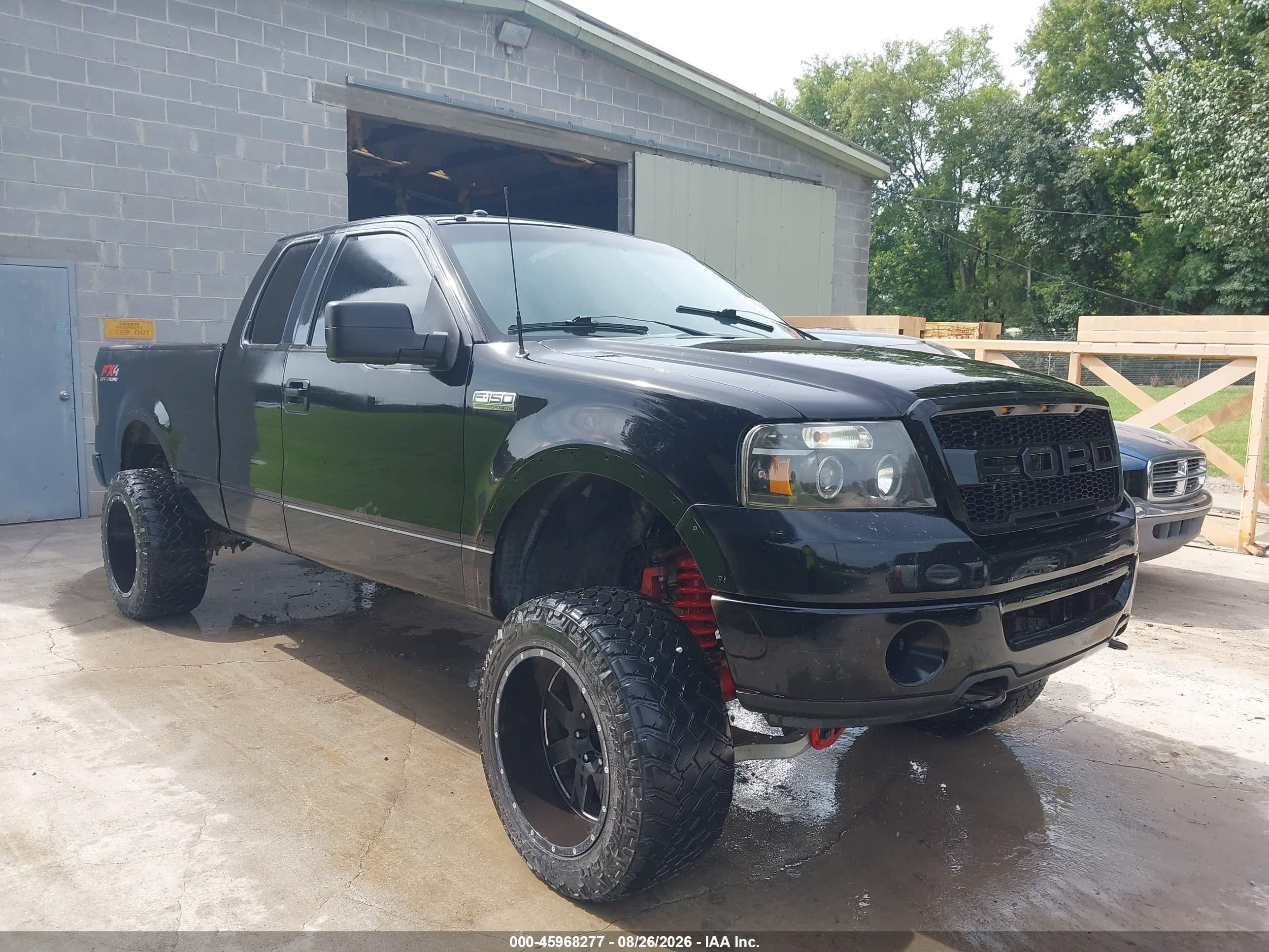 2006 Ford F-150 Fx4/lariat/xl/xlt Black vin: 1FTPX14V66NB19155