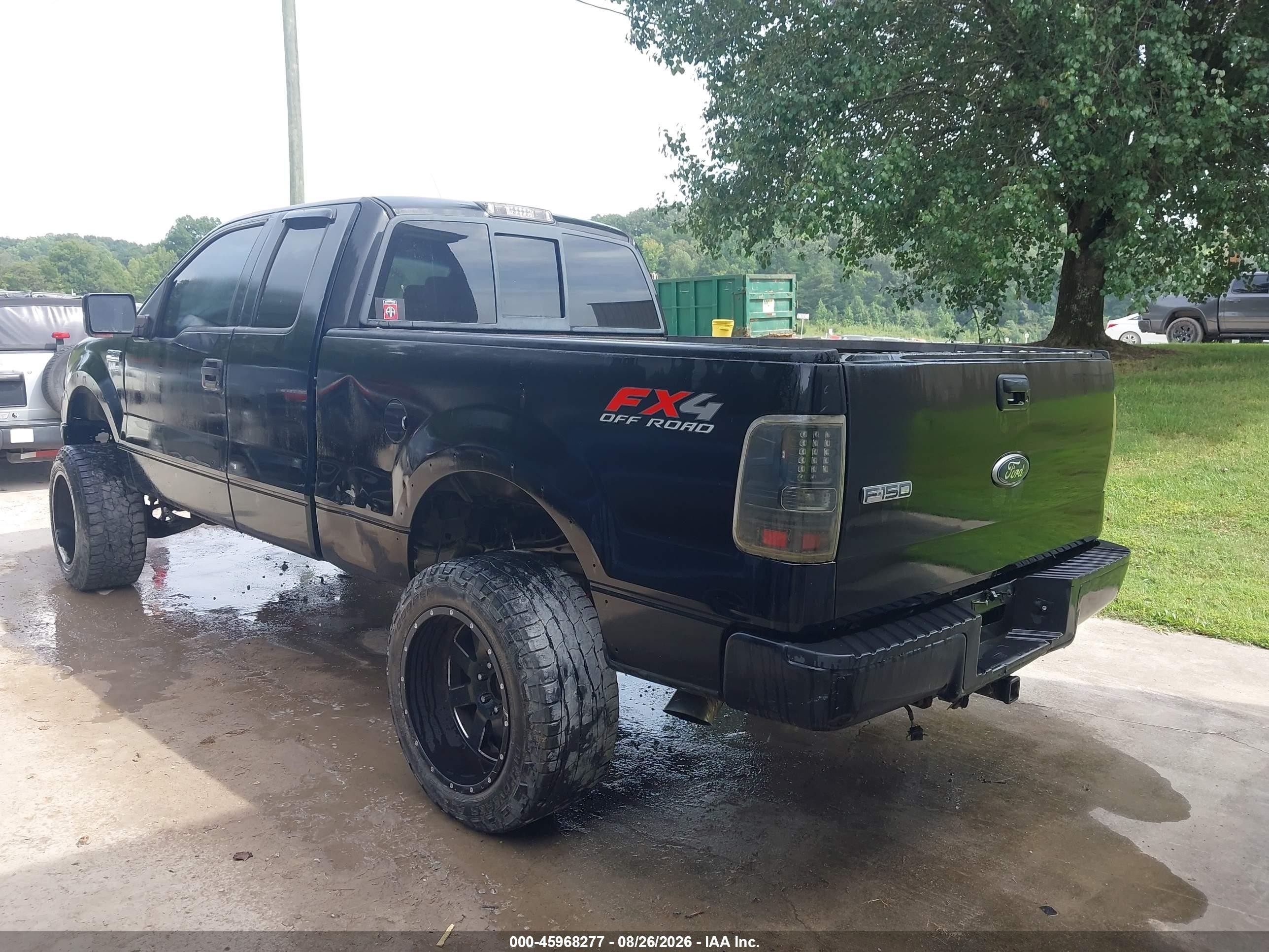 2006 Ford F-150 Fx4/lariat/xl/xlt Black vin: 1FTPX14V66NB19155