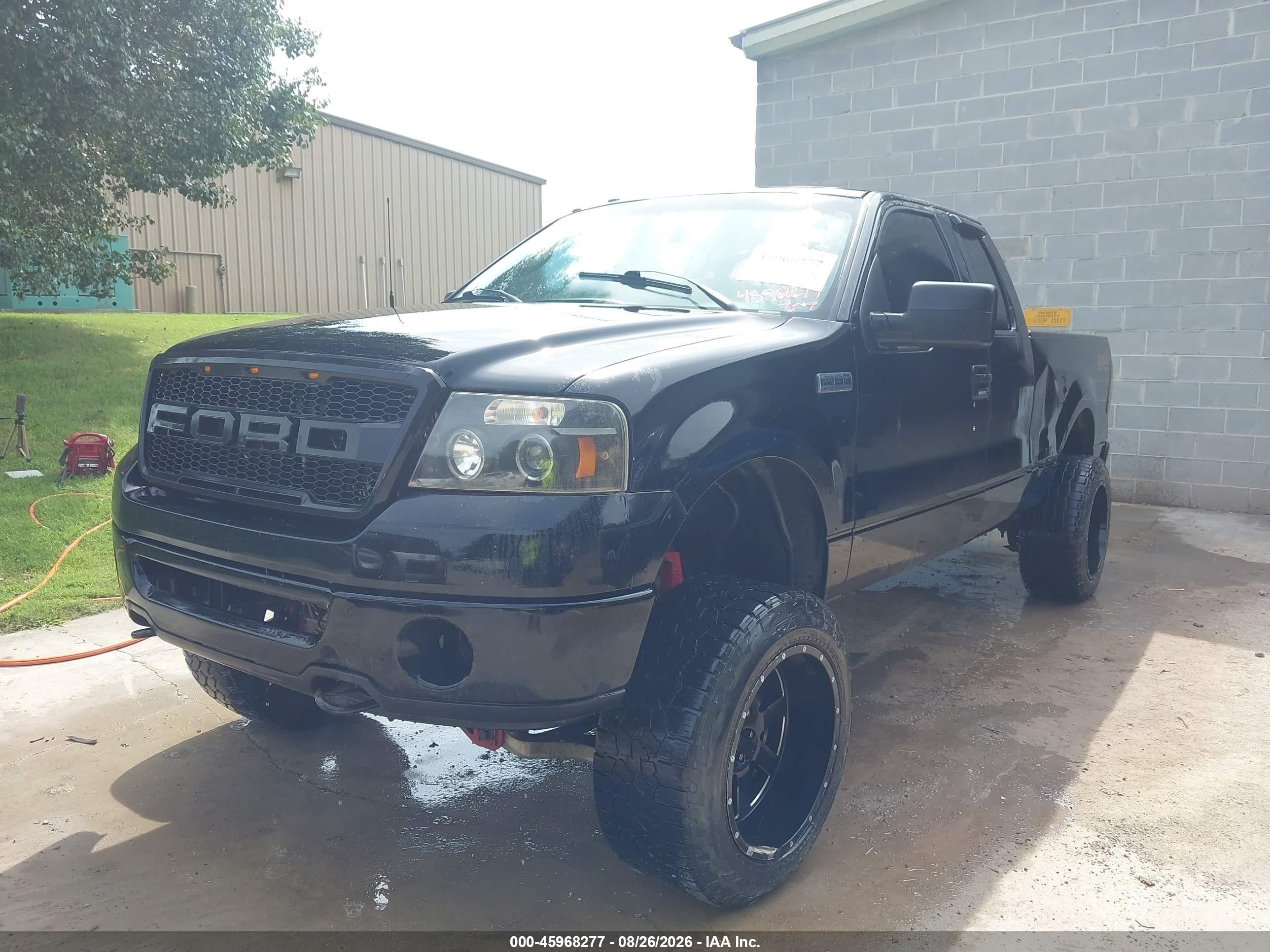 2006 Ford F-150 Fx4/lariat/xl/xlt Black vin: 1FTPX14V66NB19155