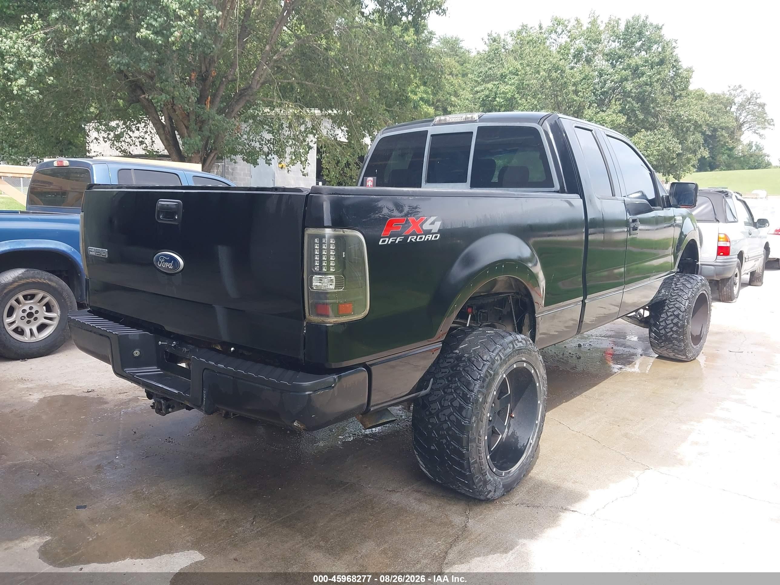 2006 Ford F-150 Fx4/lariat/xl/xlt Black vin: 1FTPX14V66NB19155
