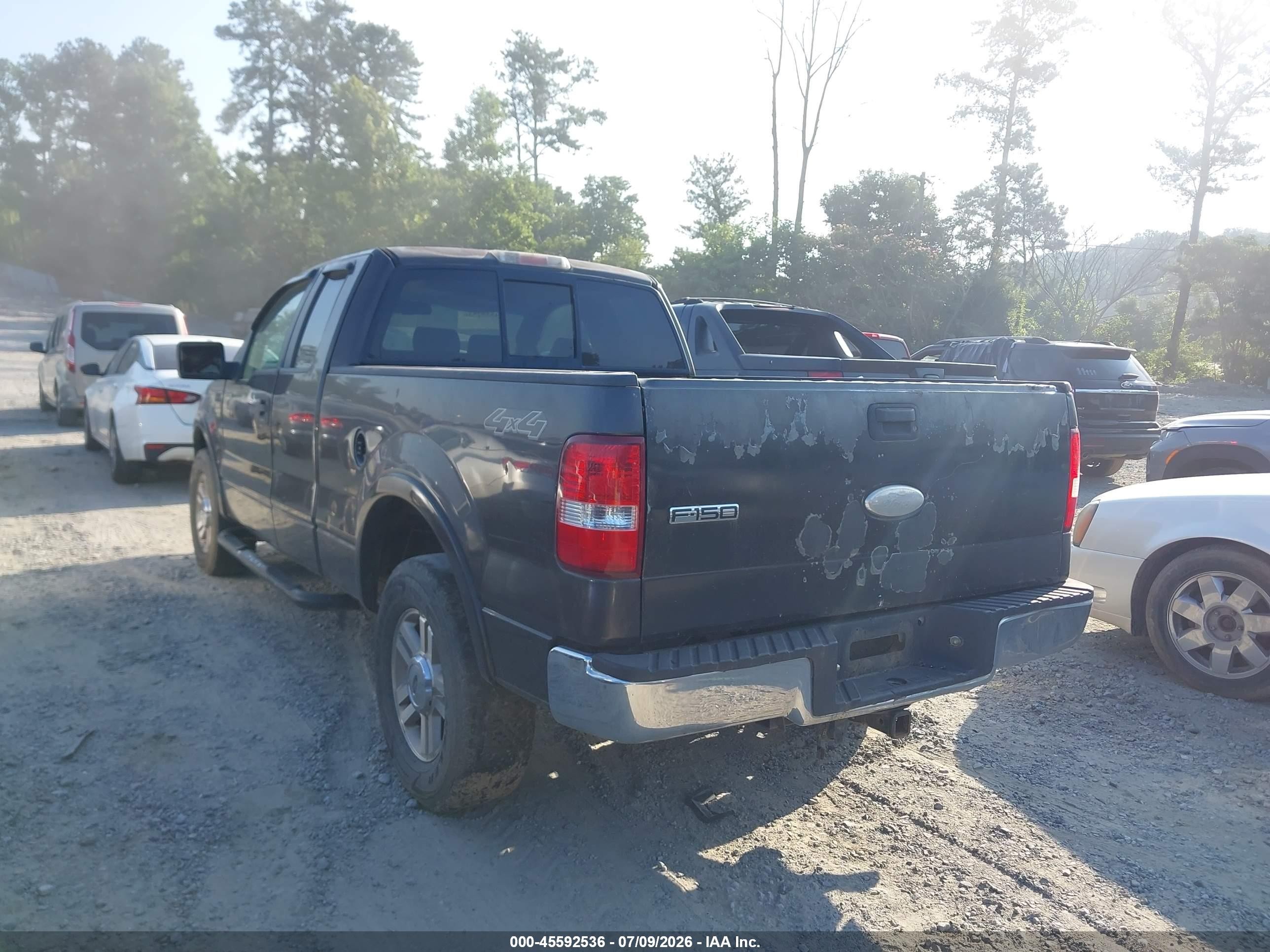 2007 Ford F-150 Fx4/lariat/xl/xlt Серый vin: 1FTPX14V67FA44436