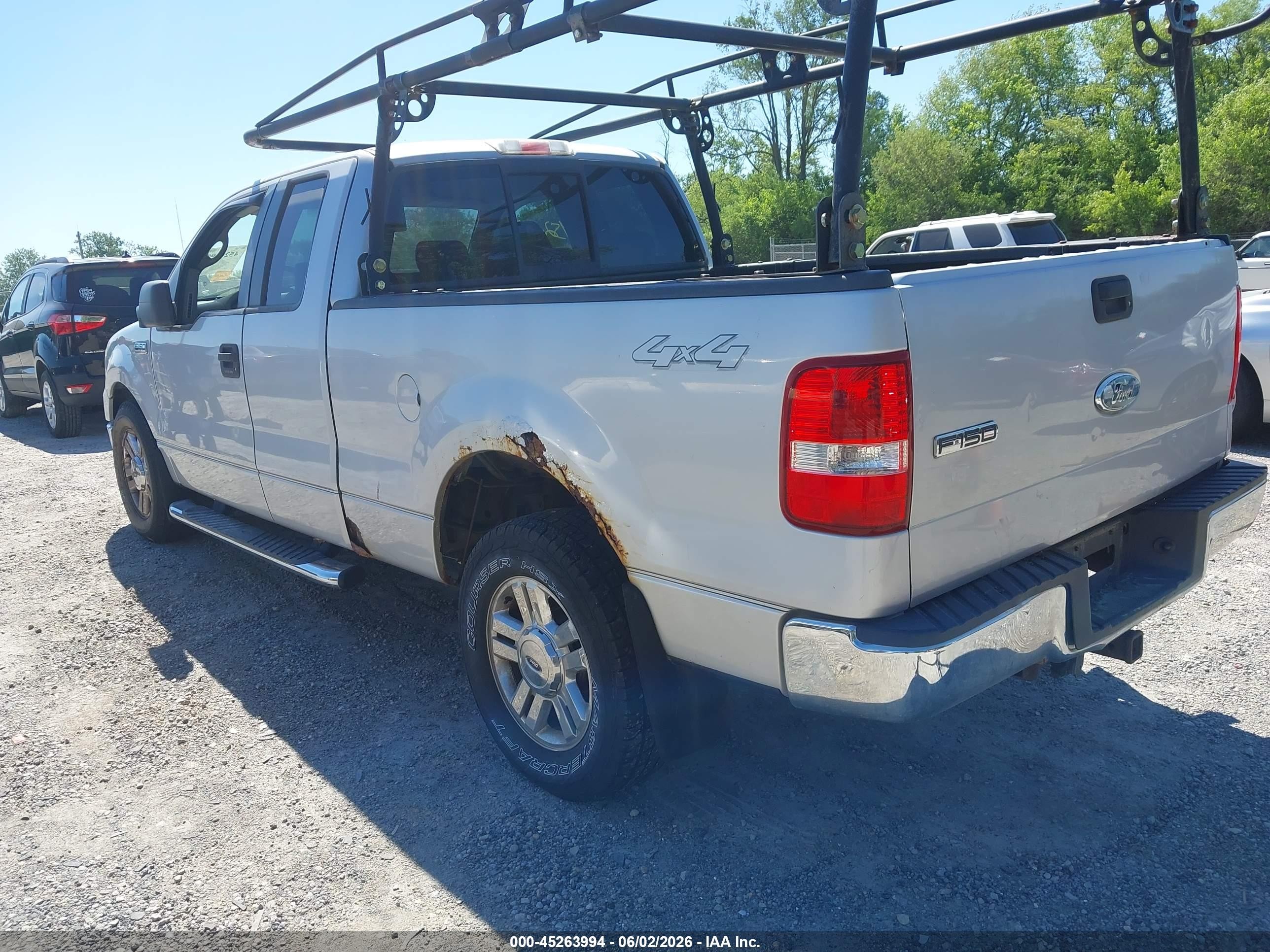 2007 Ford F-150 Fx4/lariat/xl/xlt Silver vin: 1FTPX14V67FA59275