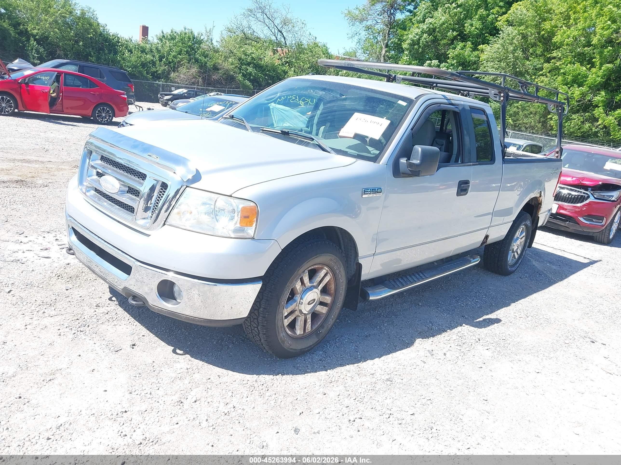 2007 Ford F-150 Fx4/lariat/xl/xlt Silver vin: 1FTPX14V67FA59275