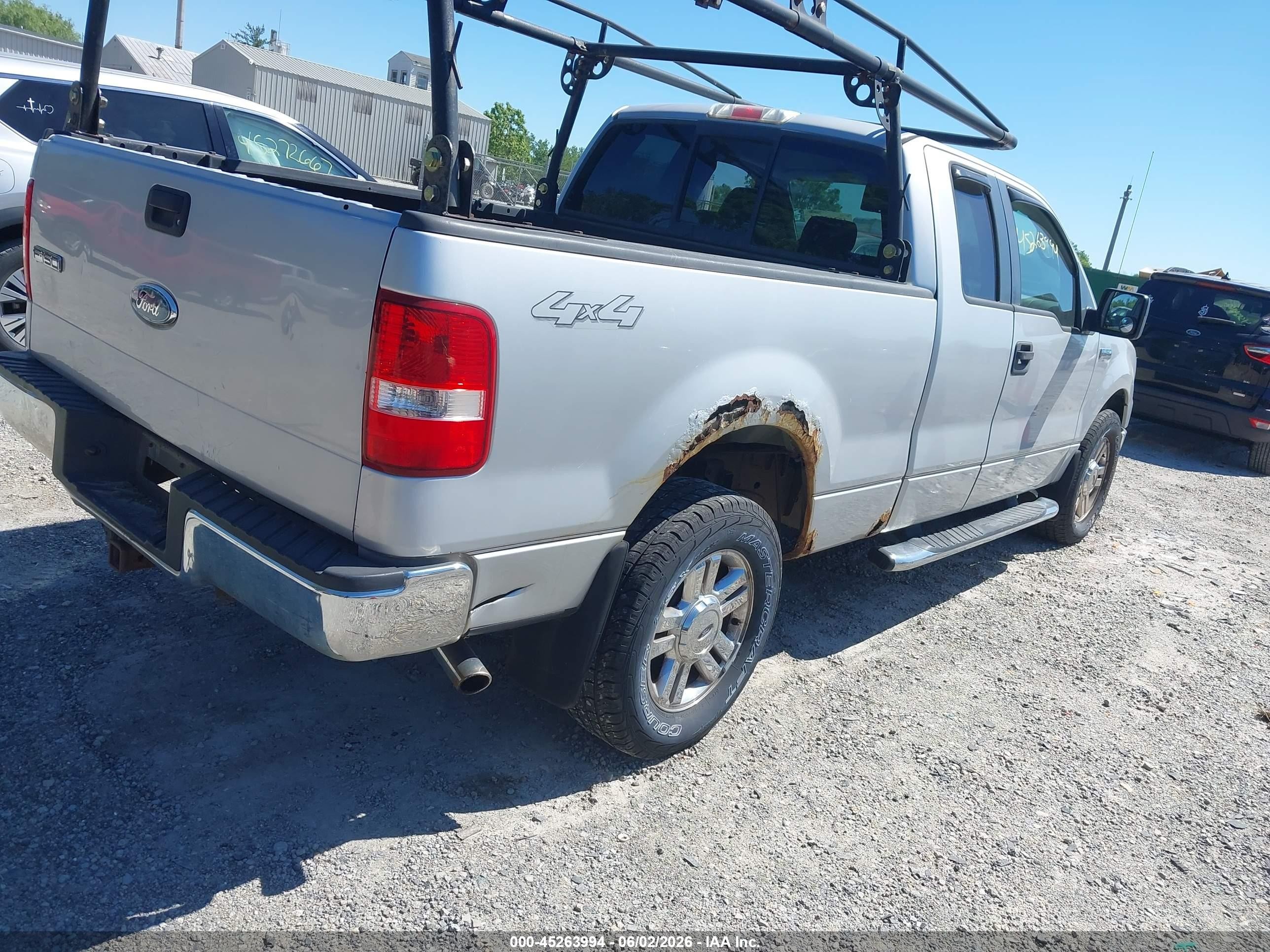 2007 Ford F-150 Fx4/lariat/xl/xlt Silver vin: 1FTPX14V67FA59275