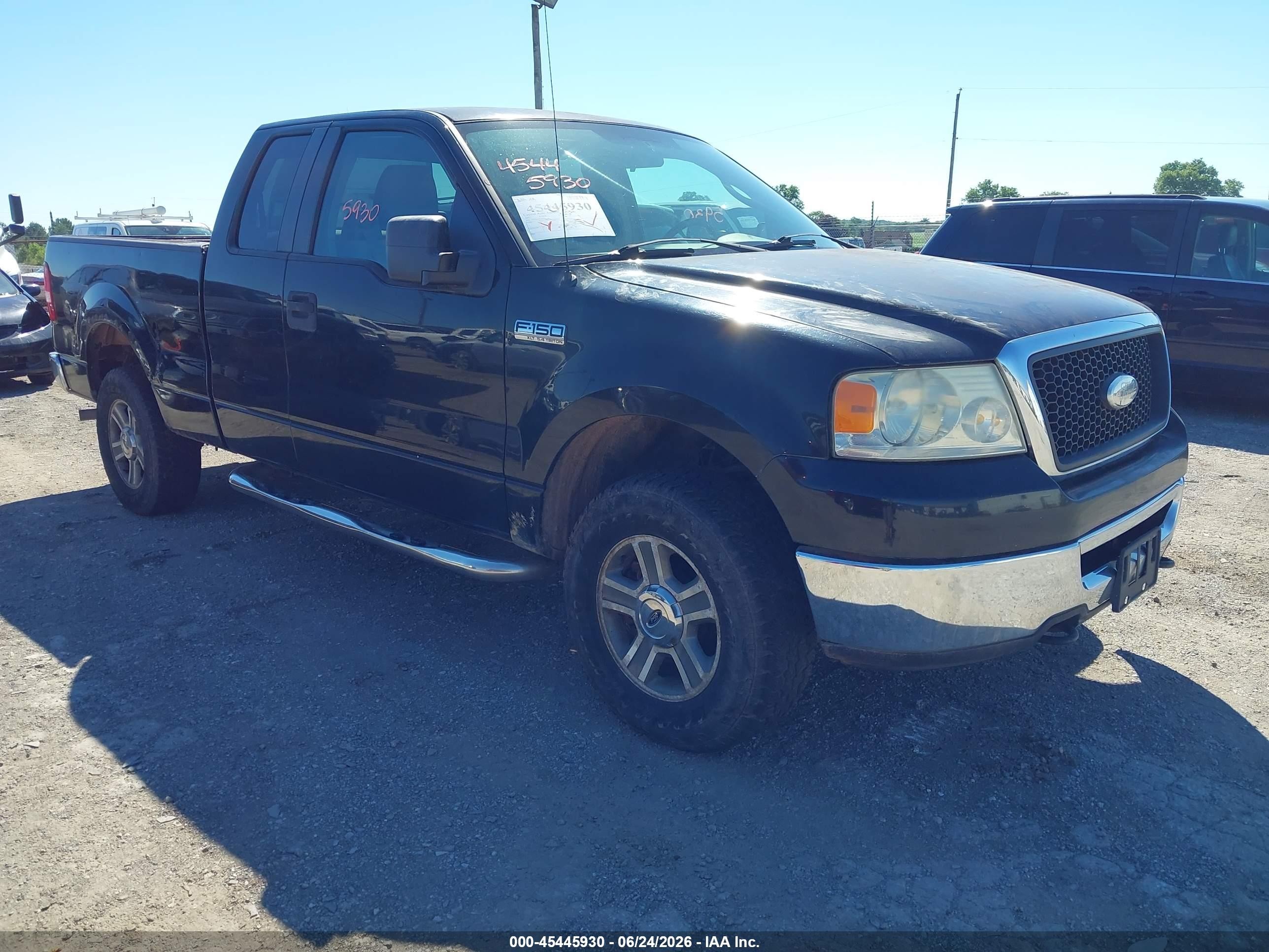 2007 Ford F-150 Fx4/lariat/xl/xlt Black vin: 1FTPX14V67FA64301