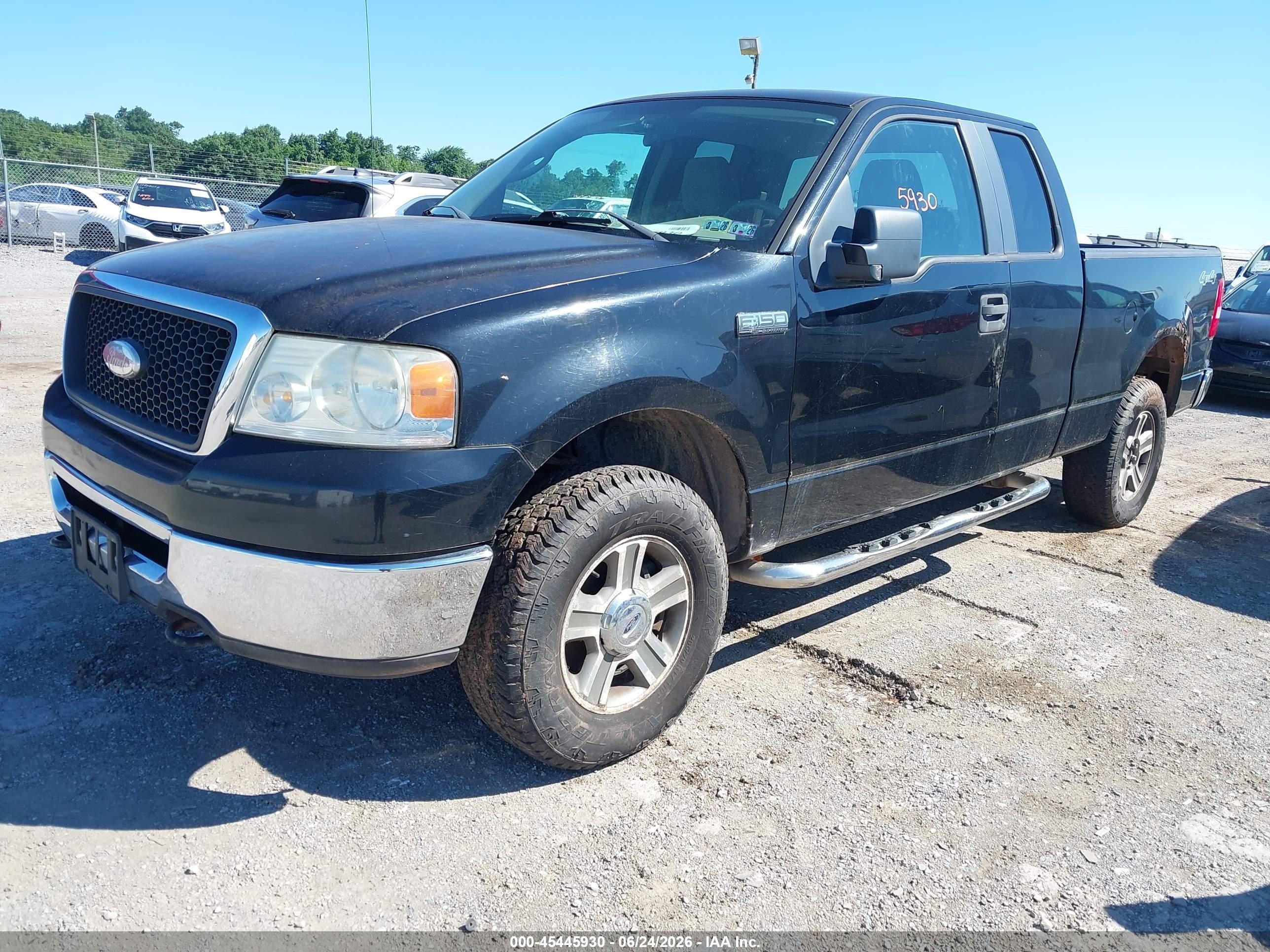 2007 Ford F-150 Fx4/lariat/xl/xlt Black vin: 1FTPX14V67FA64301