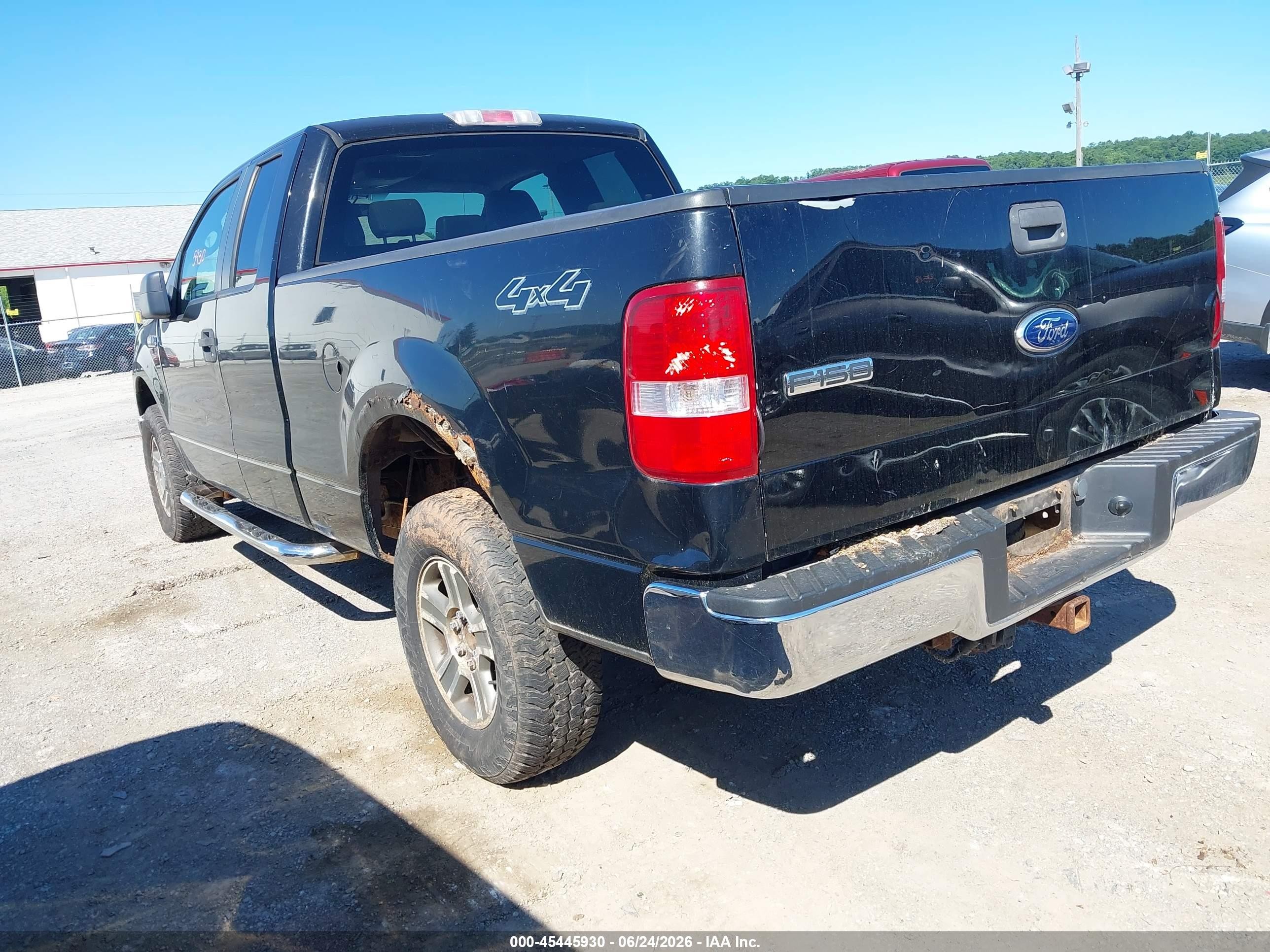 2007 Ford F-150 Fx4/lariat/xl/xlt Black vin: 1FTPX14V67FA64301
