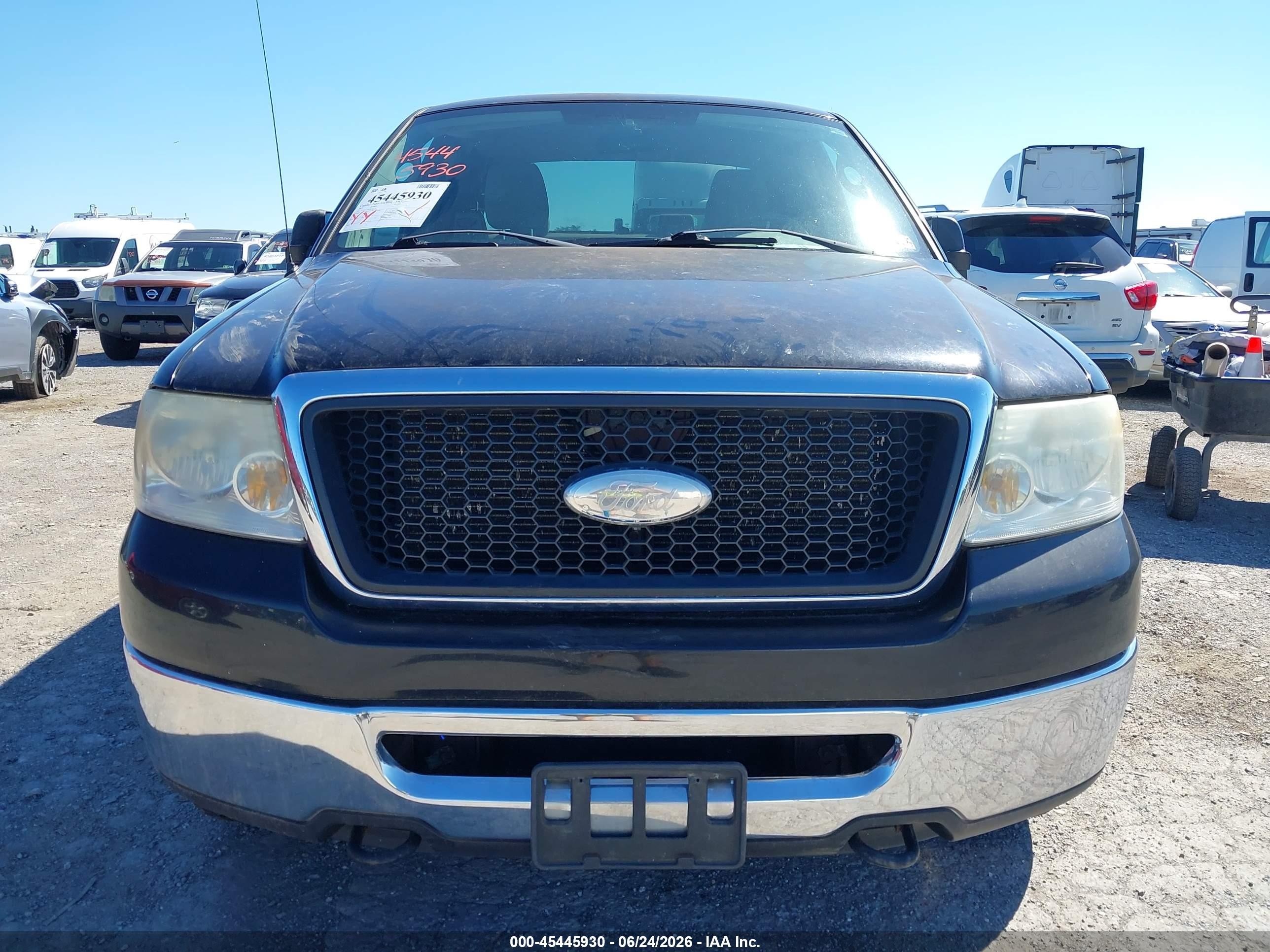 2007 Ford F-150 Fx4/lariat/xl/xlt Black vin: 1FTPX14V67FA64301