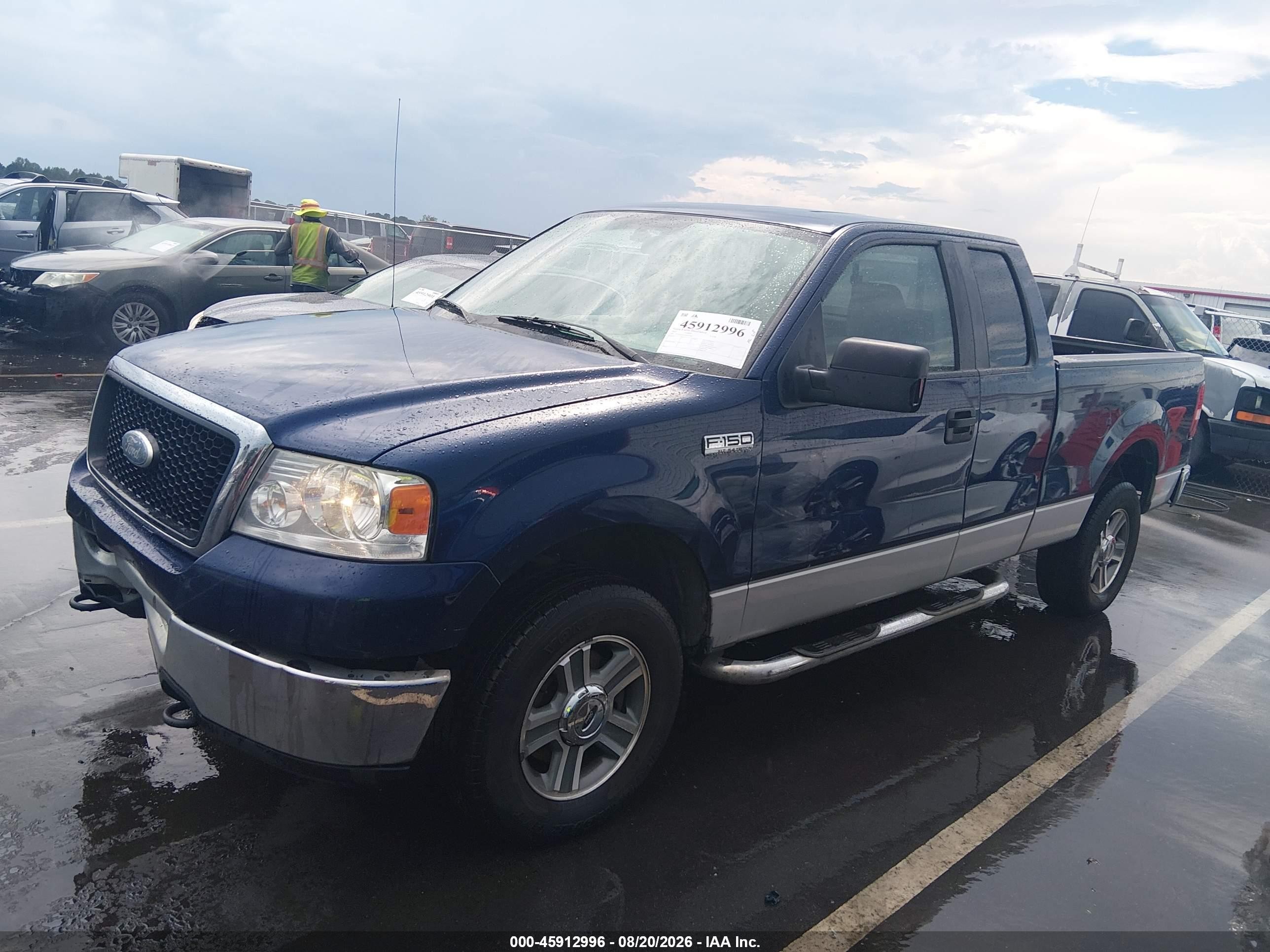 2007 Ford F-150 Fx4/lariat/xl/xlt Blue vin: 1FTPX14V67FB22746