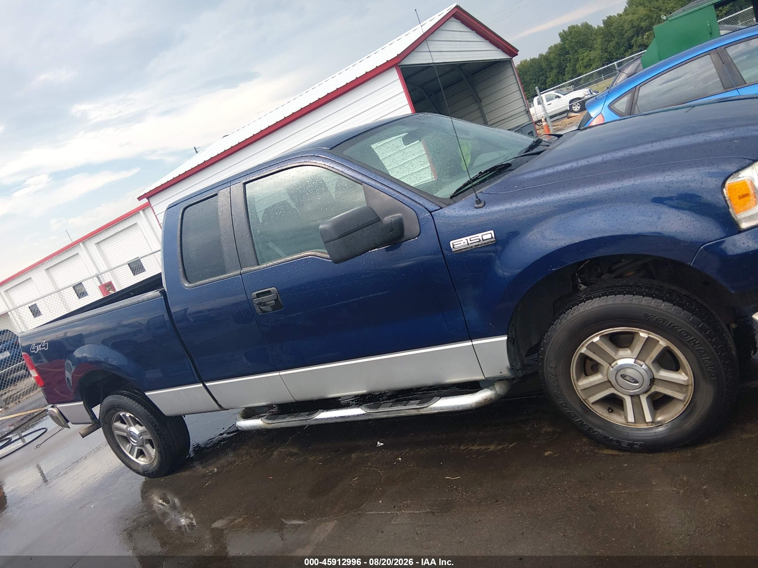 2007 Ford F-150 Fx4/lariat/xl/xlt Blue vin: 1FTPX14V67FB22746