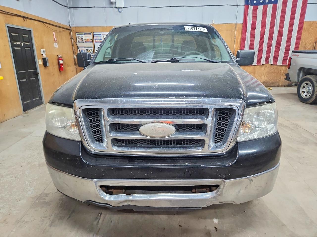 2007 Ford F150 Black vin: 1FTPX14V67FB30619