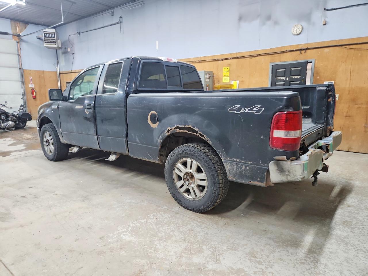 2007 Ford F150 Black vin: 1FTPX14V67FB30619