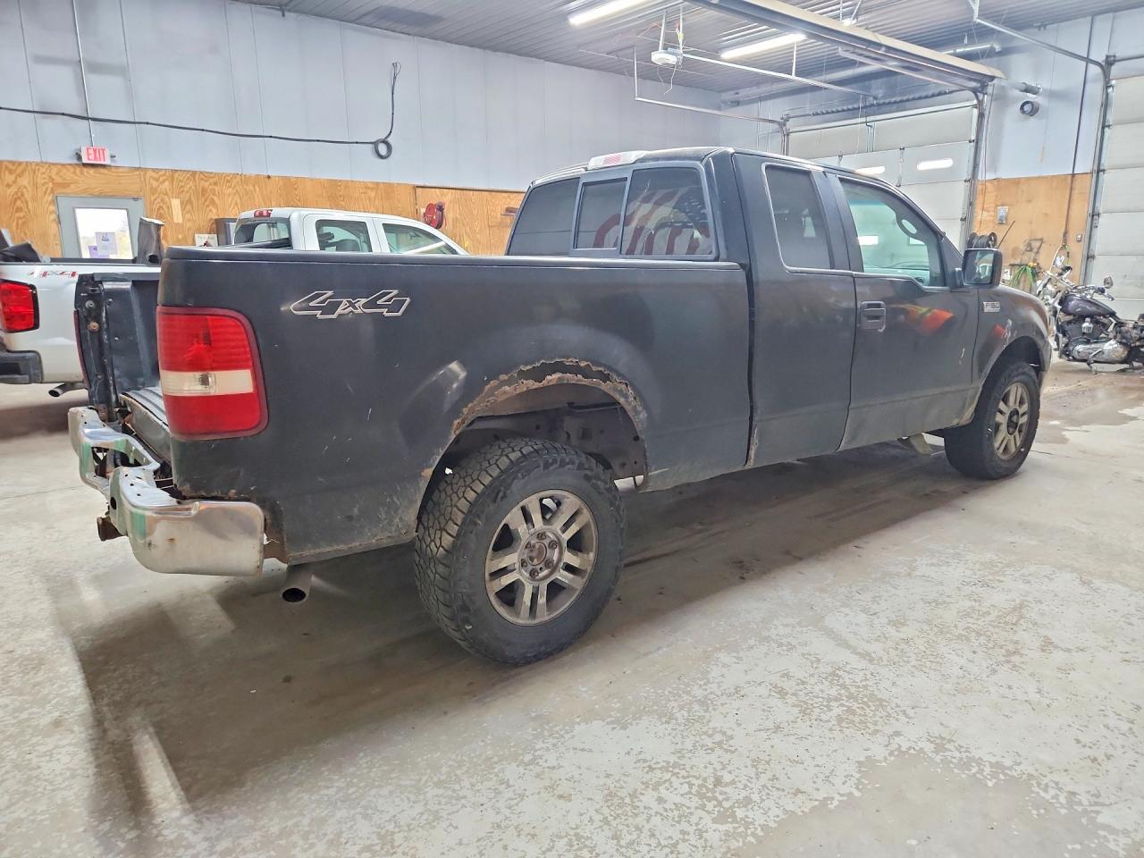 2007 Ford F150 Black vin: 1FTPX14V67FB30619