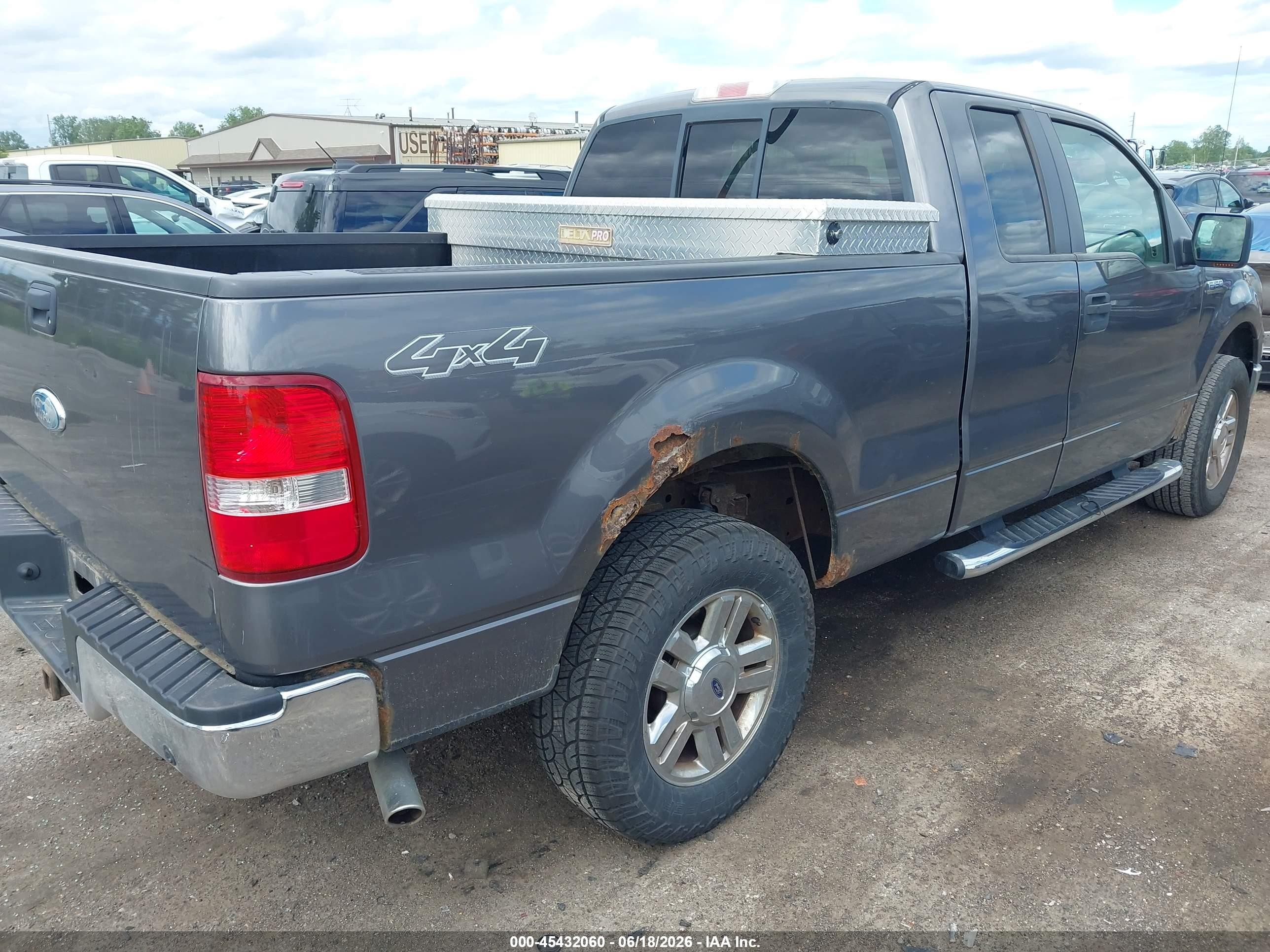2007 Ford F-150 Fx4/lariat/xl/xlt Gray vin: 1FTPX14V67FB53401
