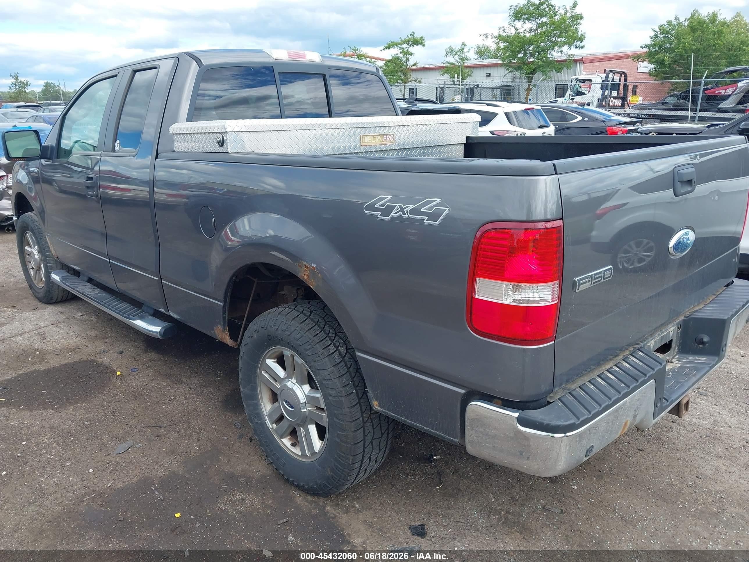 2007 Ford F-150 Fx4/lariat/xl/xlt Gray vin: 1FTPX14V67FB53401