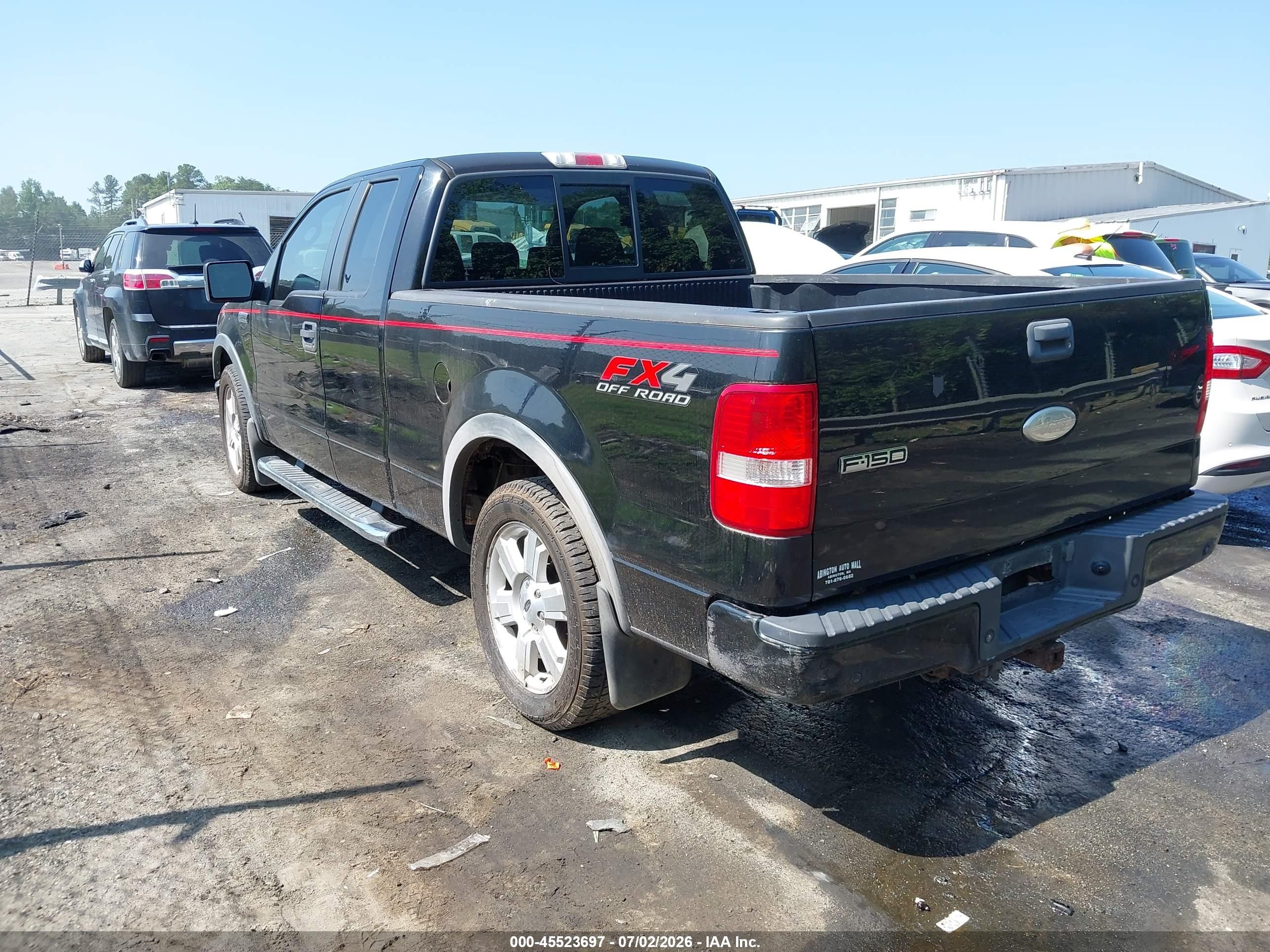 2007 Ford F-150 Fx4/lariat/xl/xlt Black vin: 1FTPX14V67FB77181
