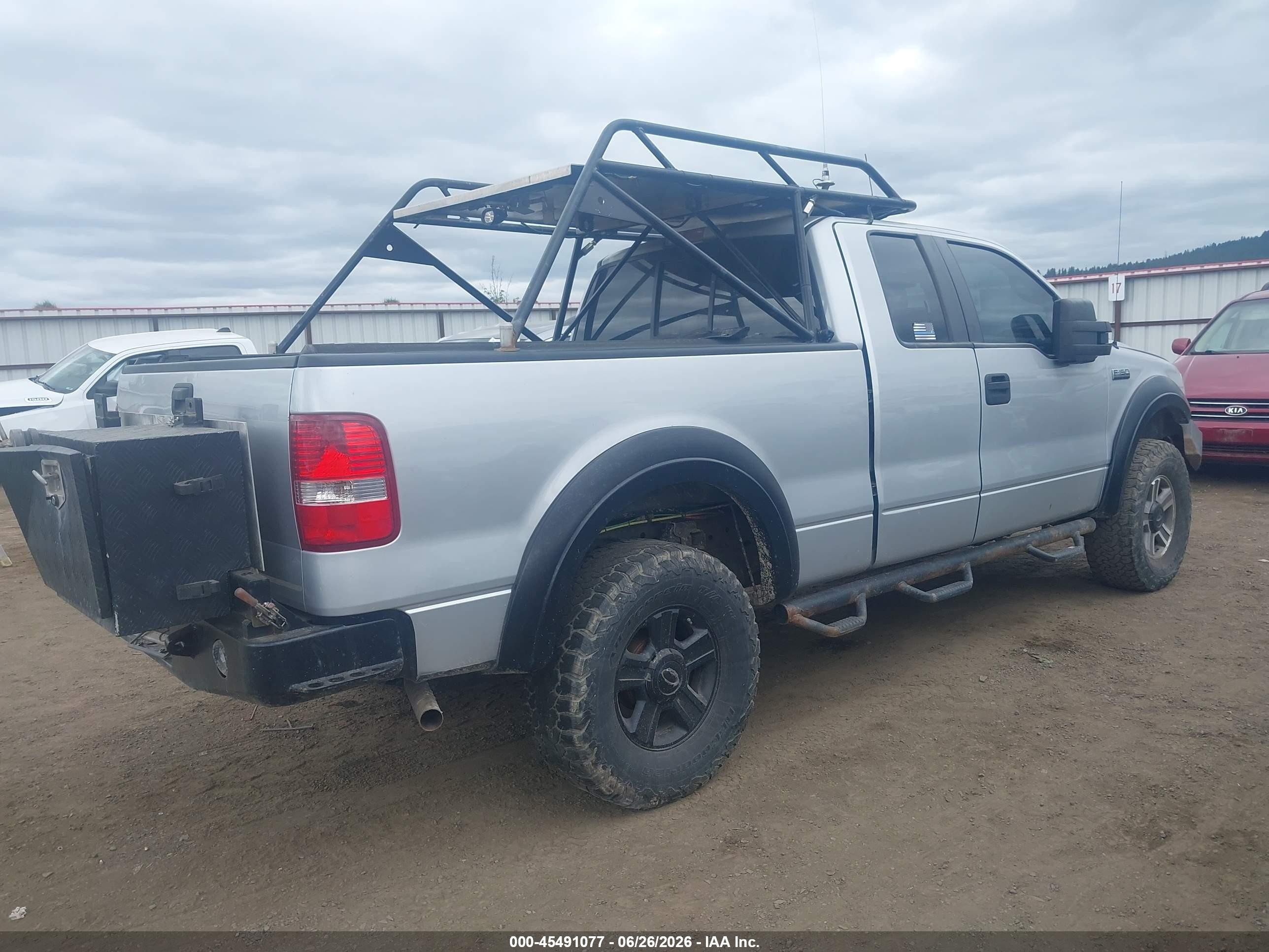 2007 Ford F-150 Fx4/lariat/xl/xlt Silver vin: 1FTPX14V67NA04234