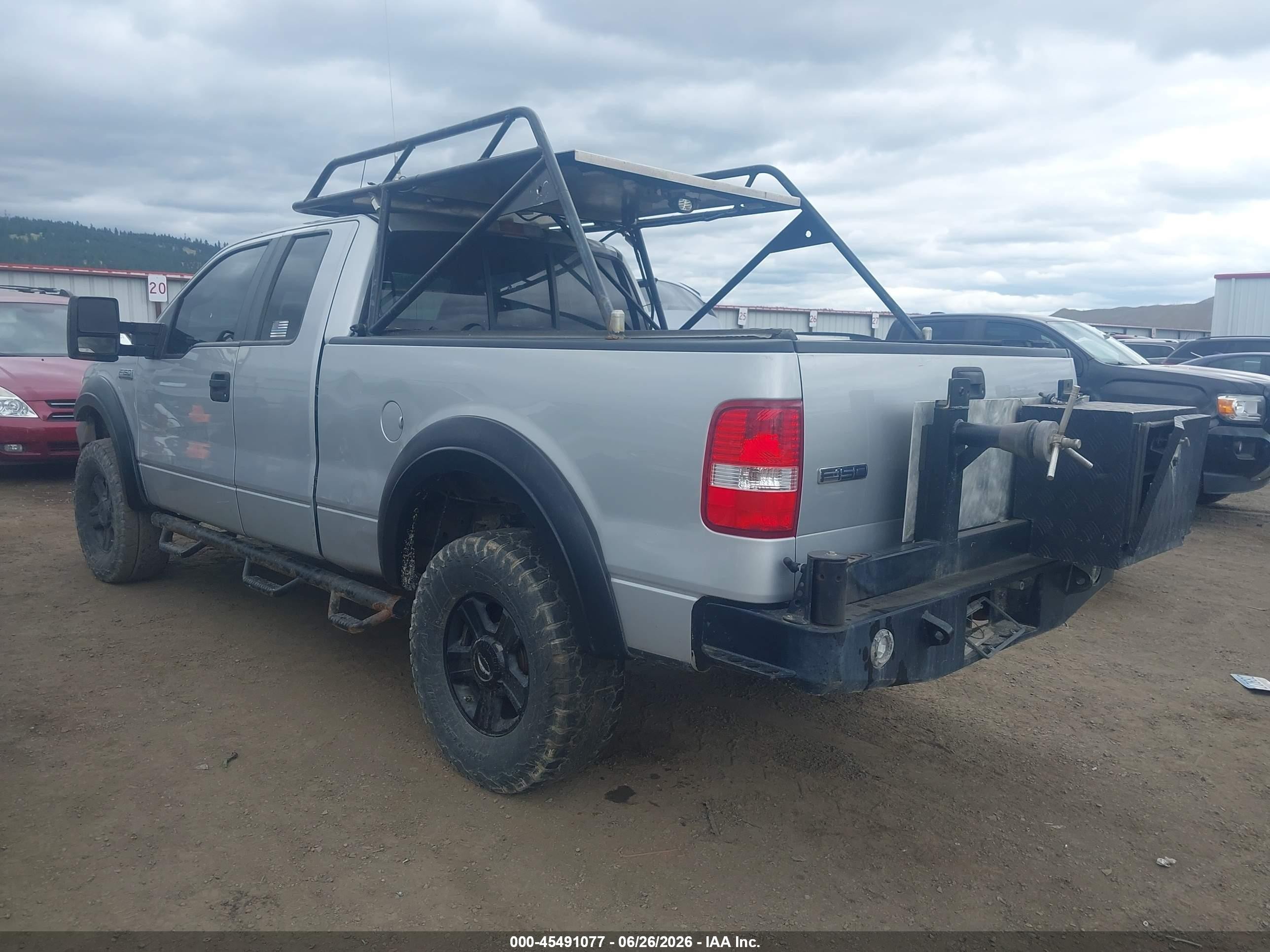 2007 Ford F-150 Fx4/lariat/xl/xlt Silver vin: 1FTPX14V67NA04234