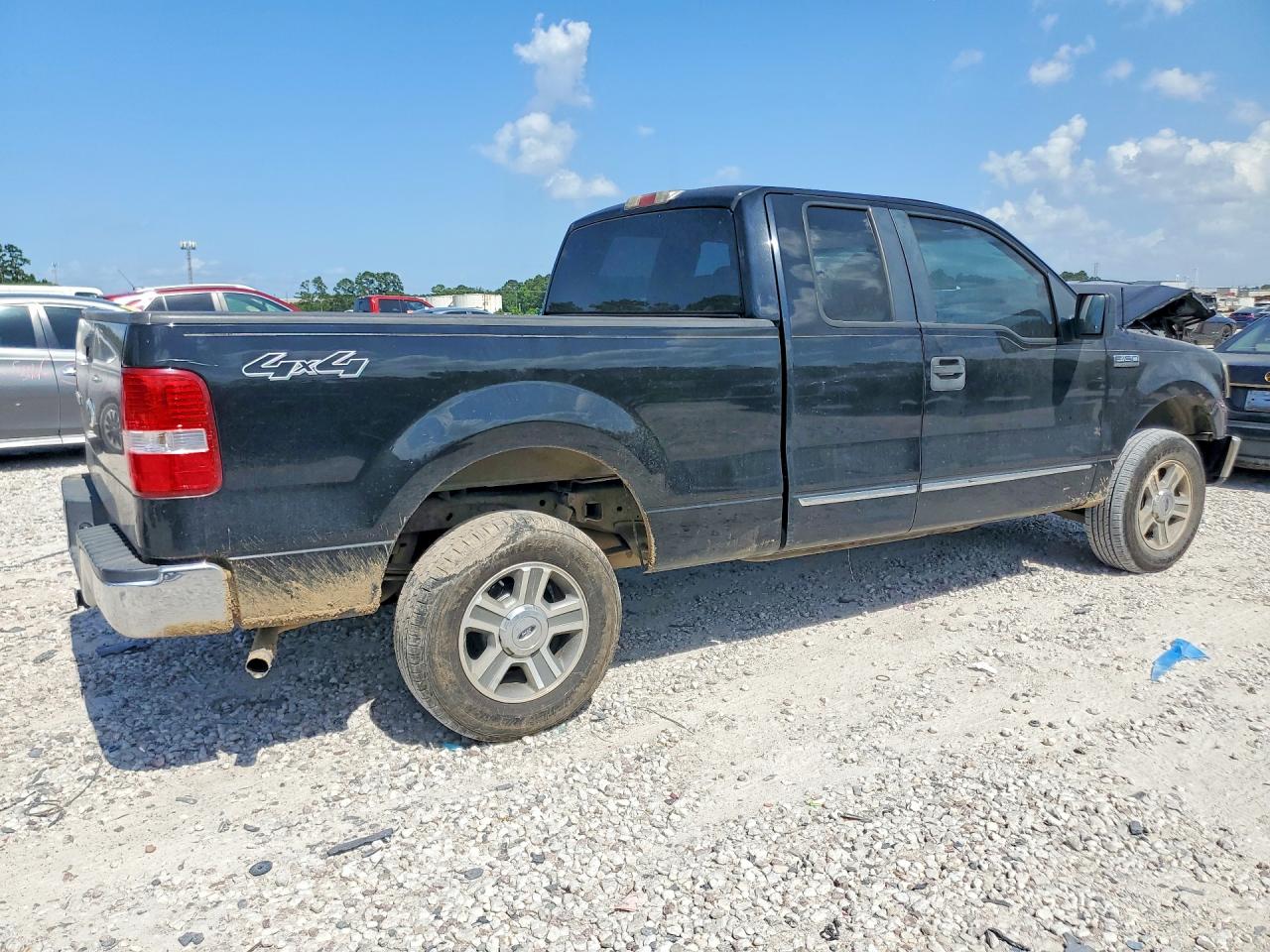 2007 Ford F150 Black vin: 1FTPX14V67NA11927