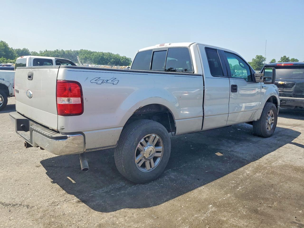 2007 Ford F150 Silver vin: 1FTPX14V67NA53188
