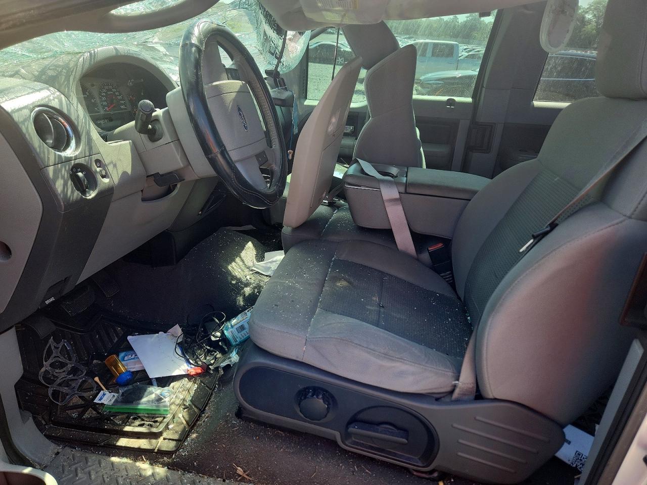 2008 Ford F150 Silver vin: 1FTPX14V68FB57028