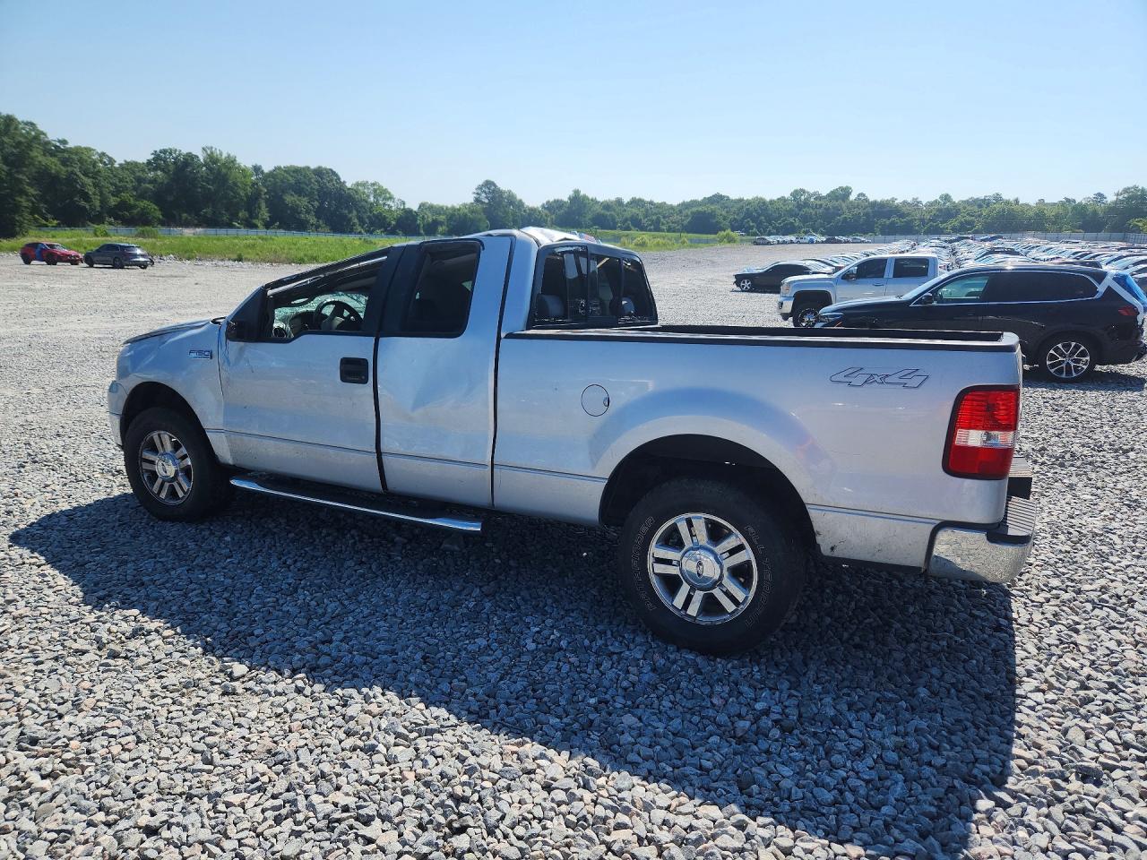 2008 Ford F150 Silver vin: 1FTPX14V68FB57028