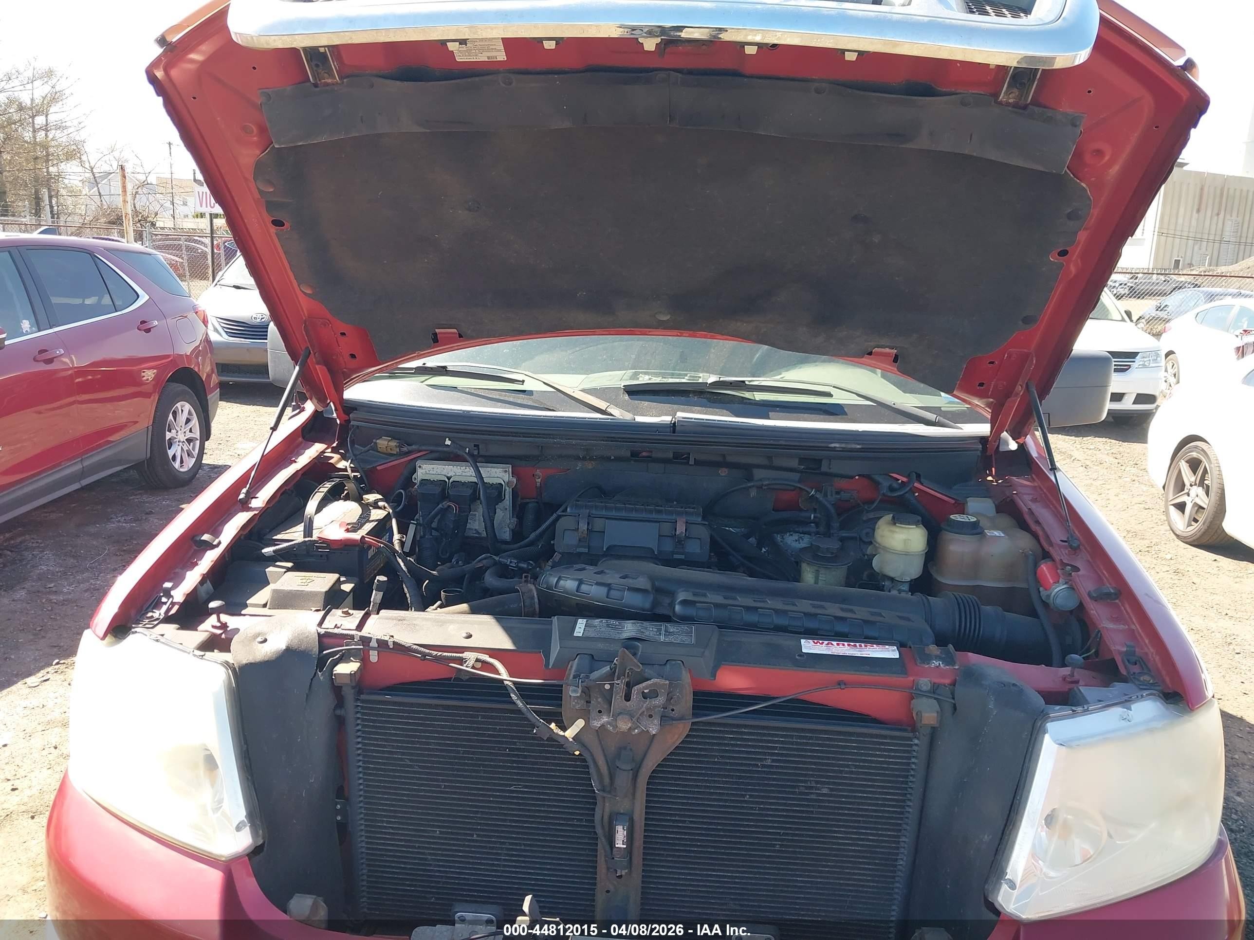 2008 Ford F-150 Fx4/lariat/xl/xlt Red vin: 1FTPX14V68FB63007
