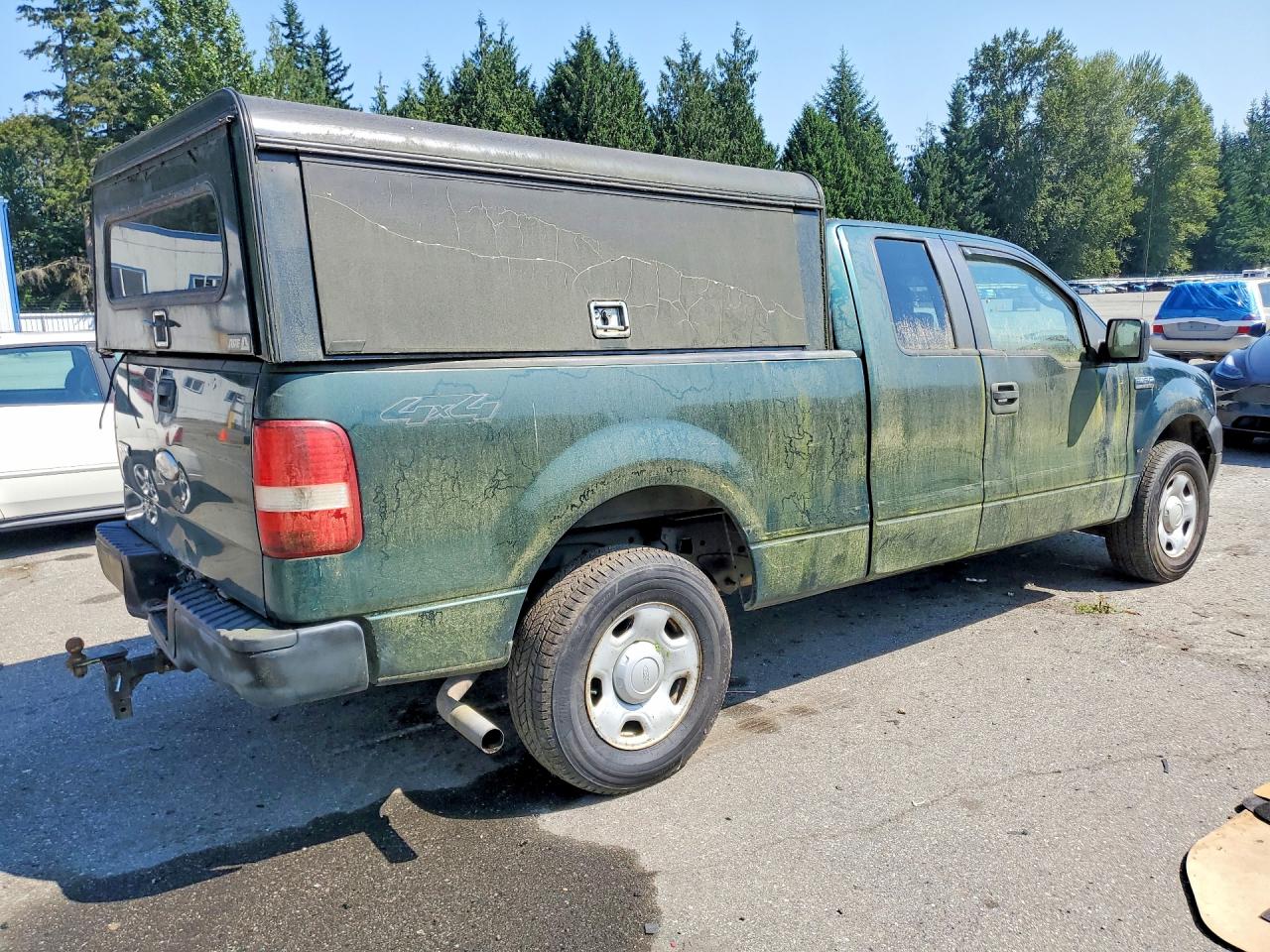 2008 Ford F-150 Green vin: 1FTPX14V68KC86667
