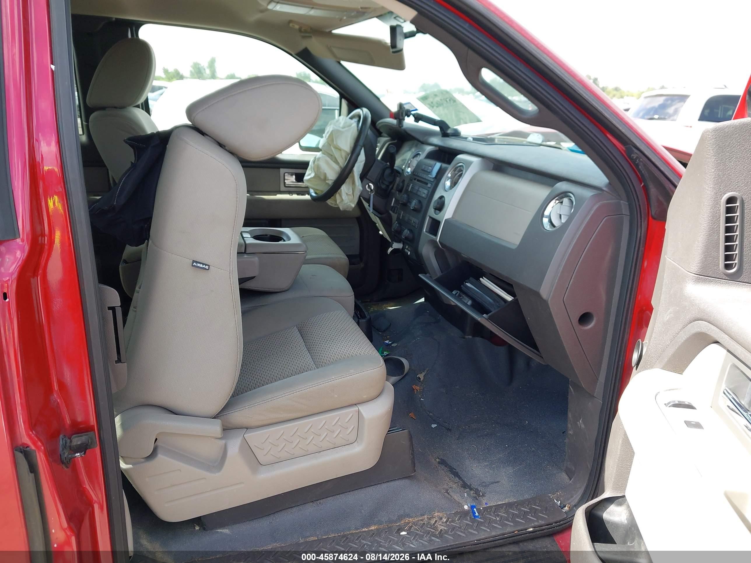 2009 Ford F-150 Fx4/lariat/xl/xlt Red vin: 1FTPX14V69FB28646