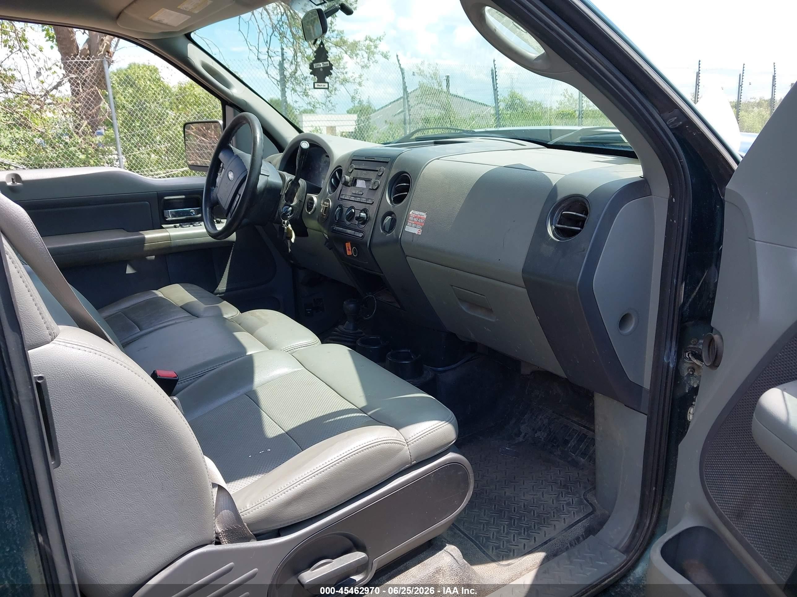 2007 Ford F-150 Fx4/lariat/xl/xlt Green vin: 1FTPX14V77FB64150