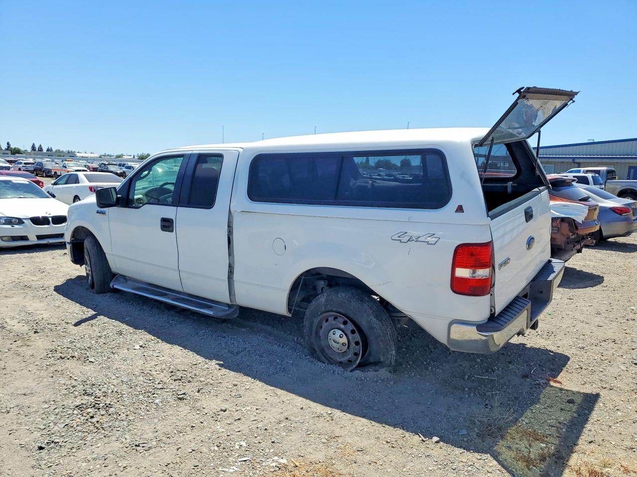 2007 Ford 150 White vin: 1FTPX14V77FB67503