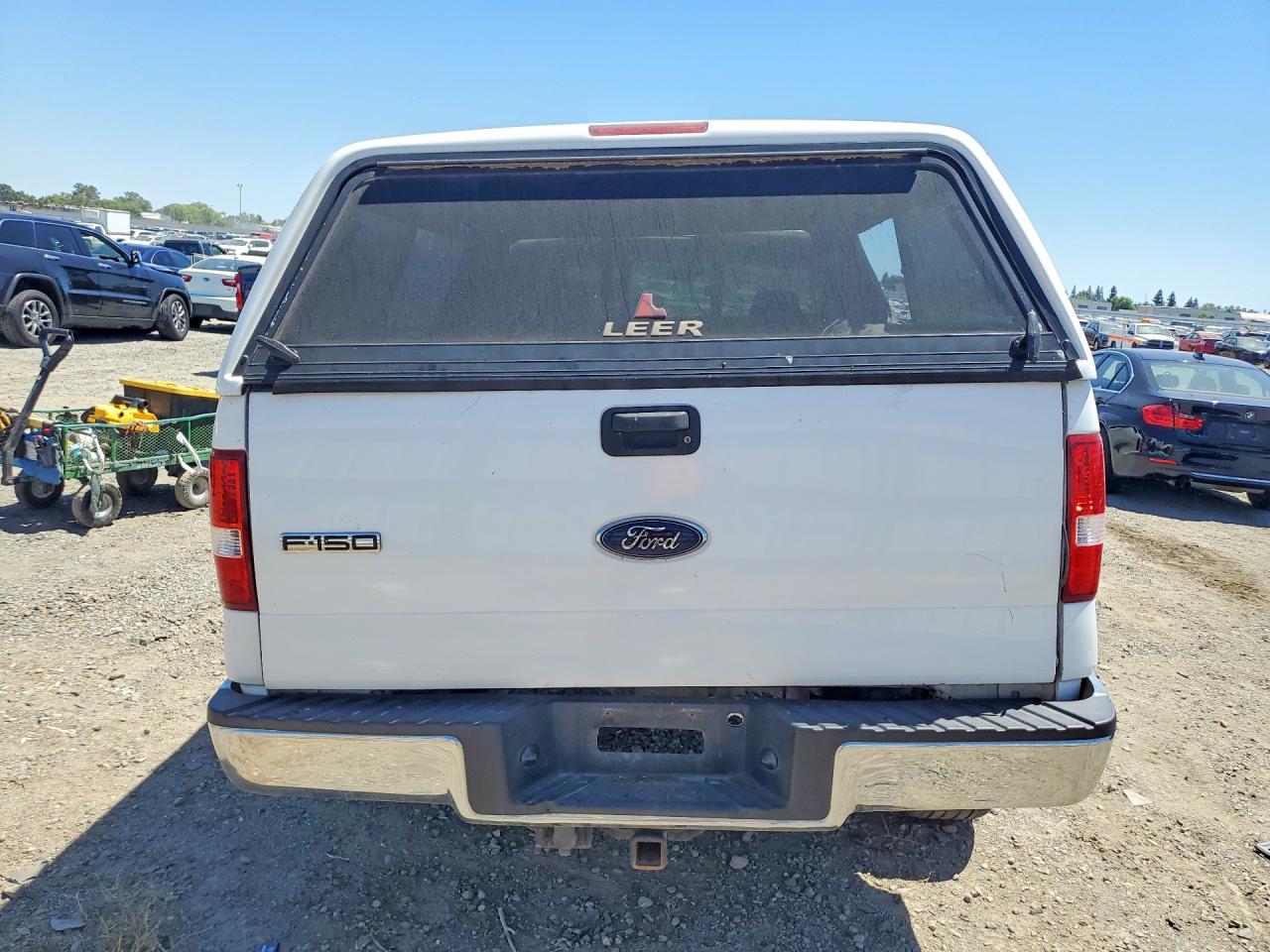 2007 Ford 150 White vin: 1FTPX14V77FB67503