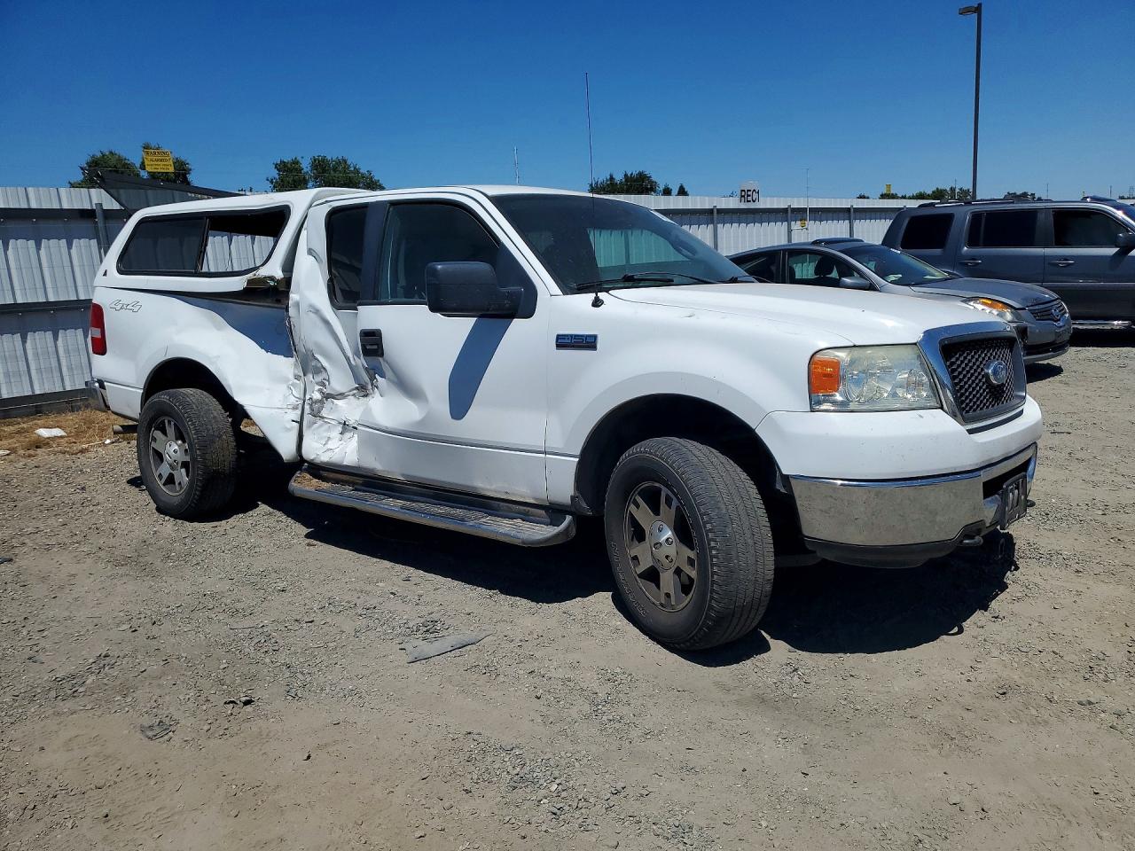 2007 Ford 150 White vin: 1FTPX14V77FB67503