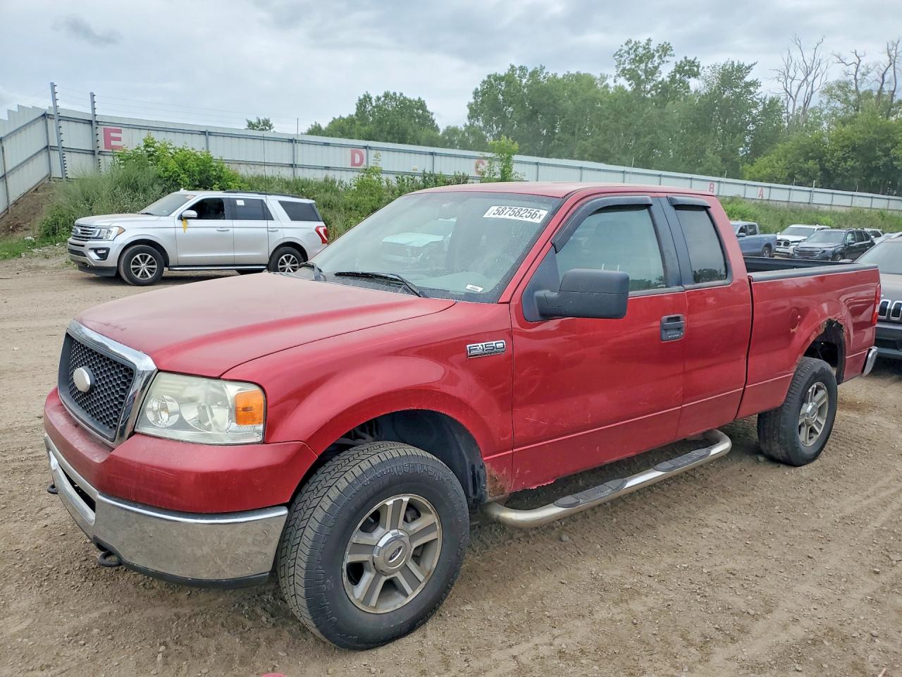 2008 Ford F150 Red vin: 1FTPX14V78FB02054