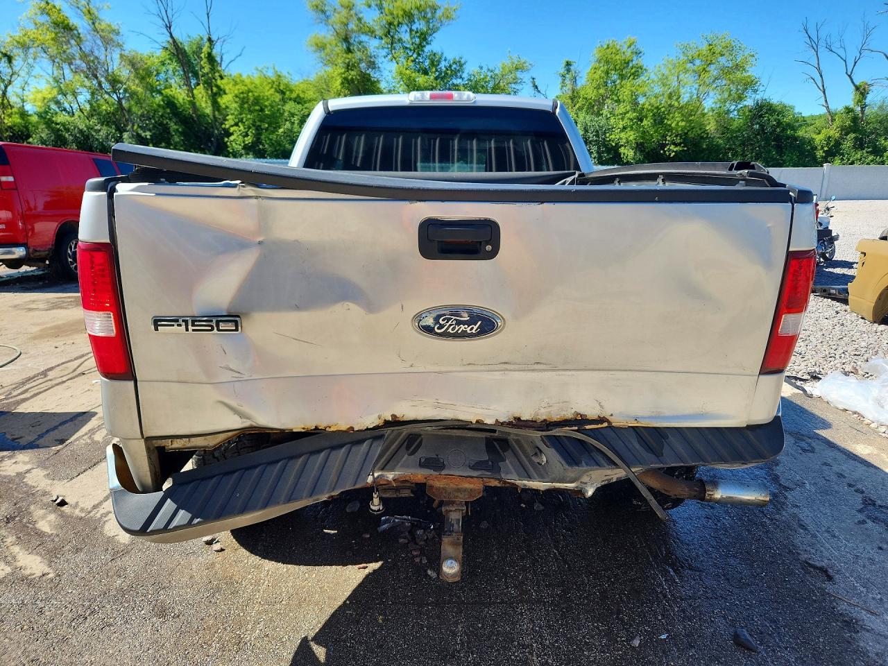 2008 Ford F150 Silver vin: 1FTPX14V78FB65963