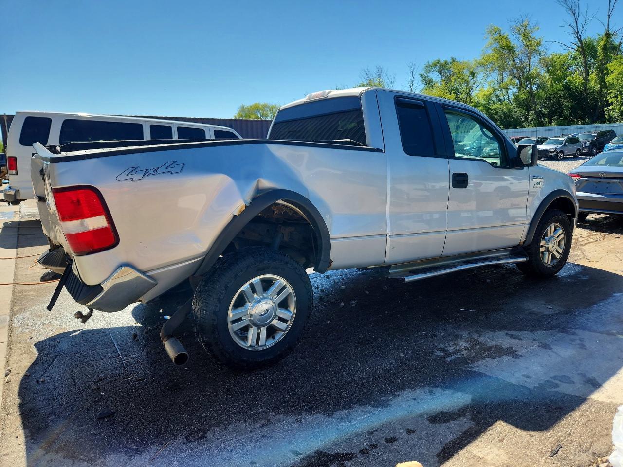 2008 Ford F150 Silver vin: 1FTPX14V78FB65963